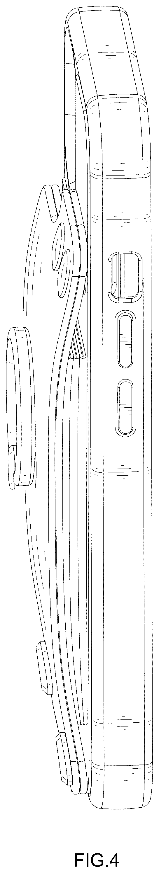 Patent USD1008238 Figure 4 – Protective case for mobile electronic device