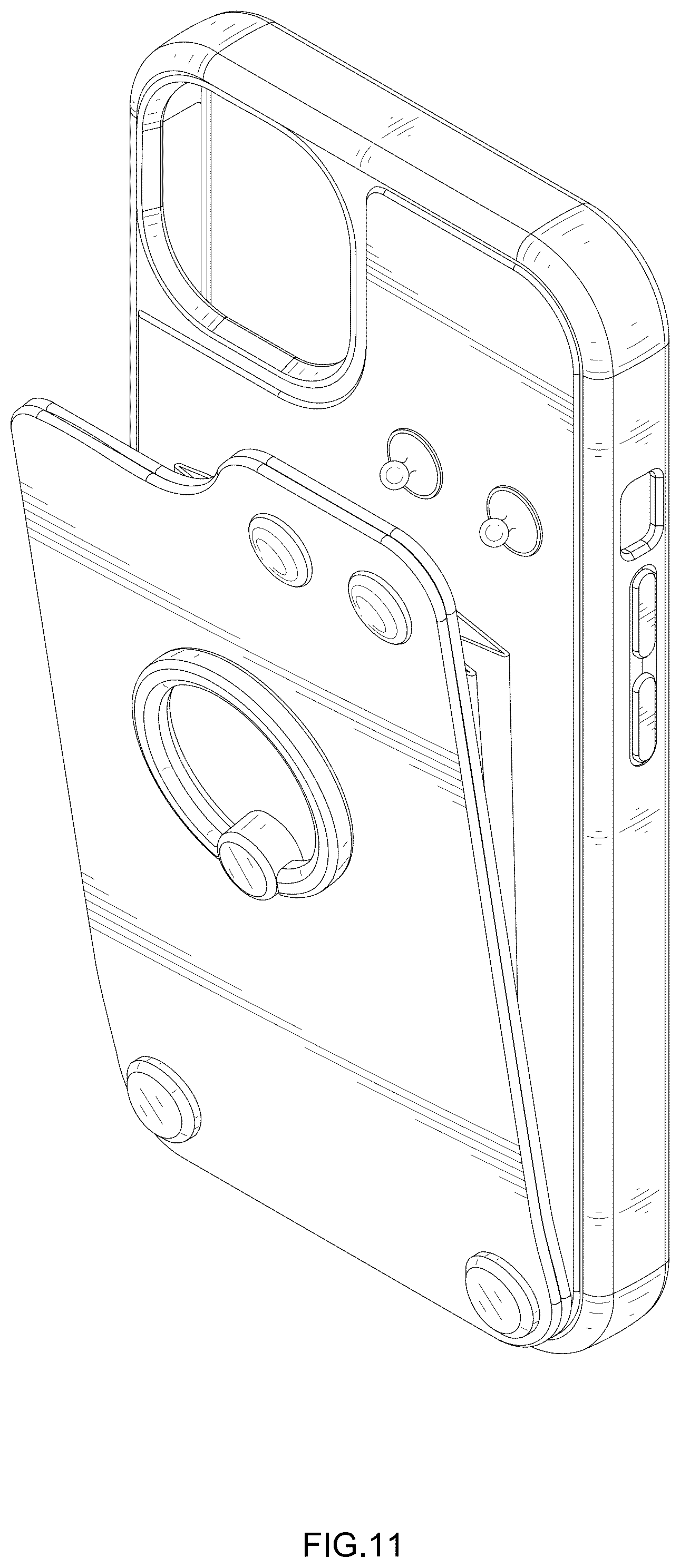 Patent USD1008238 Figure 11 – Protective case for mobile electronic device