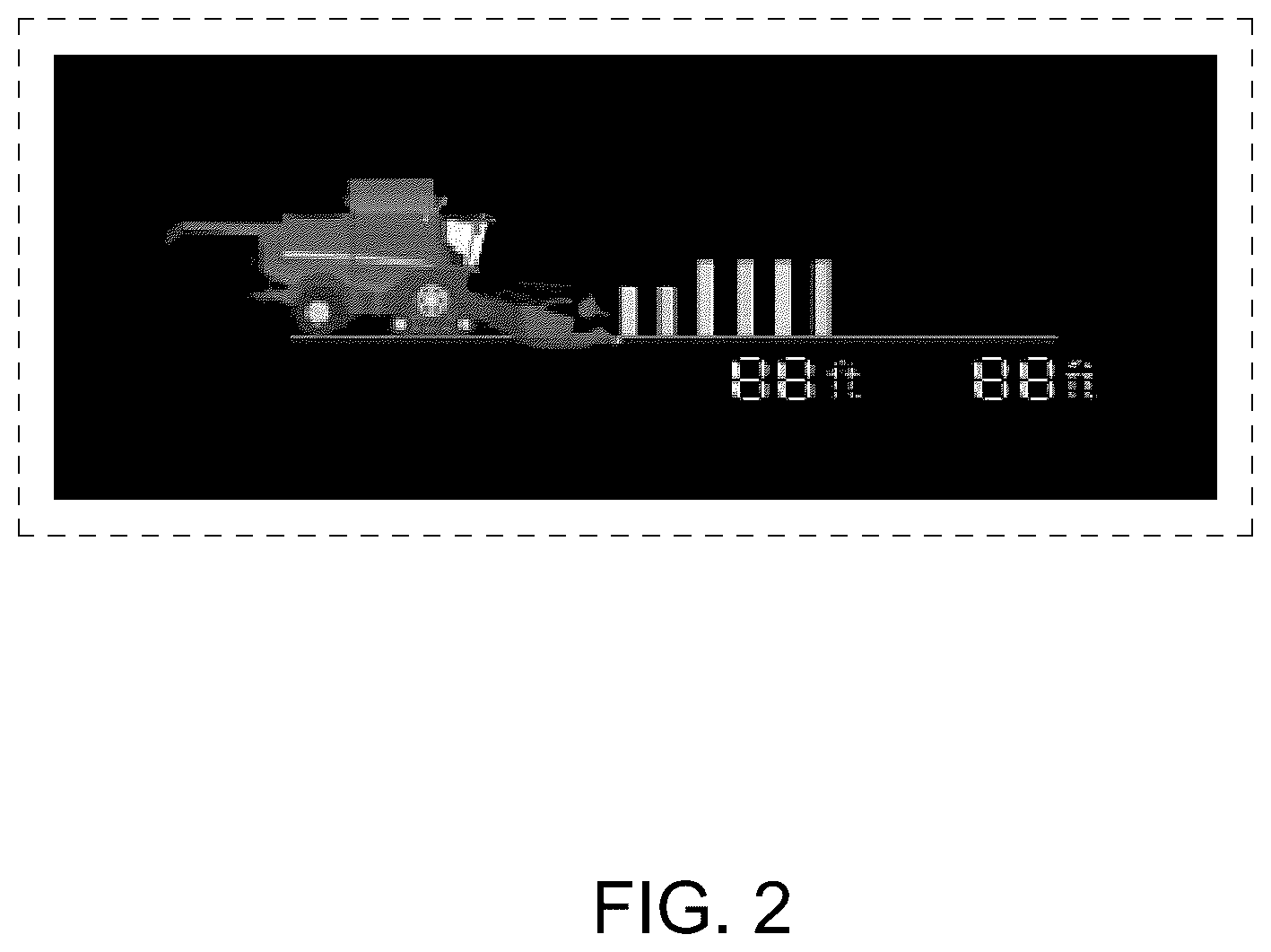 Patent USD1008287 Figure 2 – Display screen with an animated graphical user interface