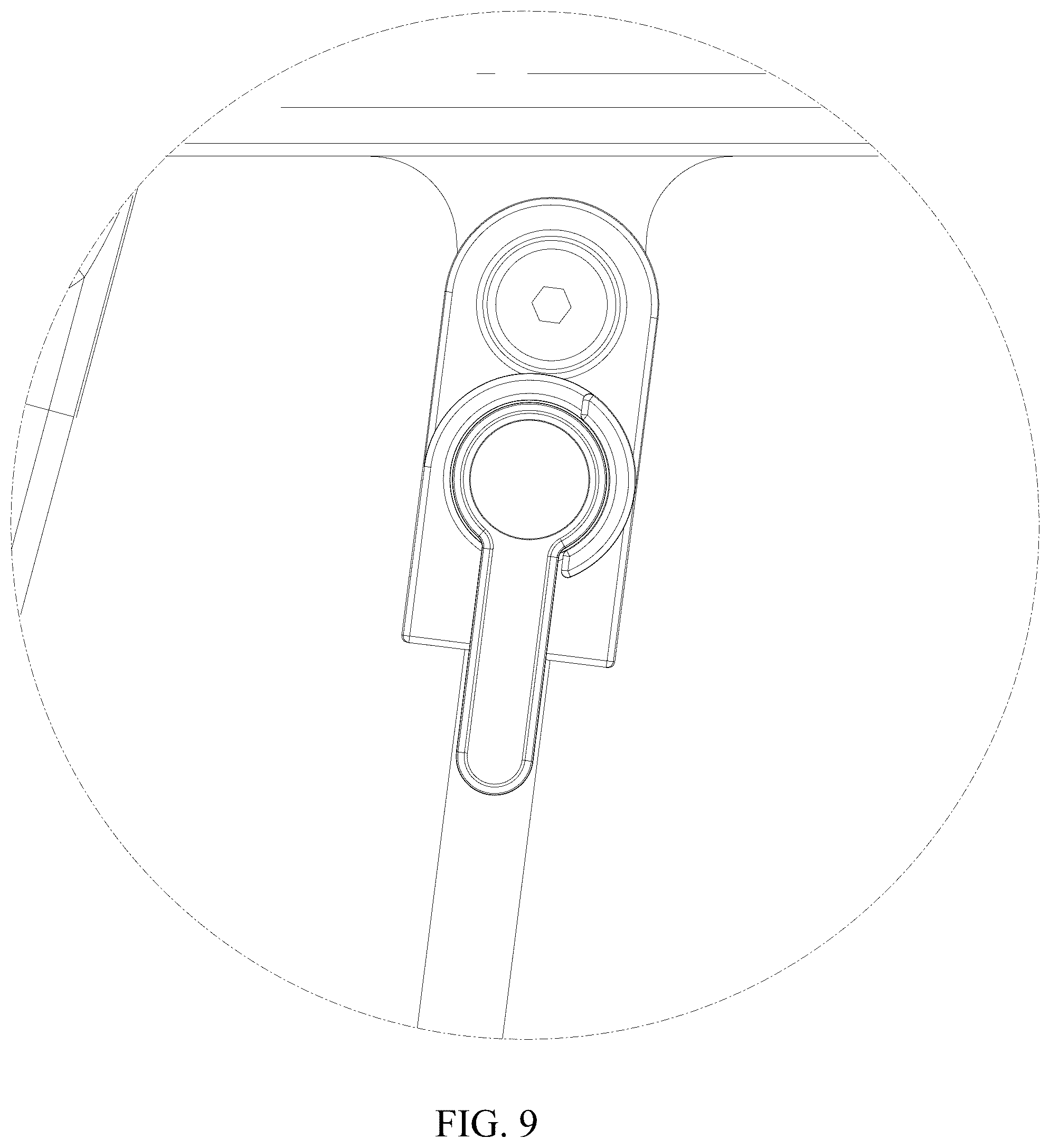 Patent USD1008376 Figure 9 – Treadmill