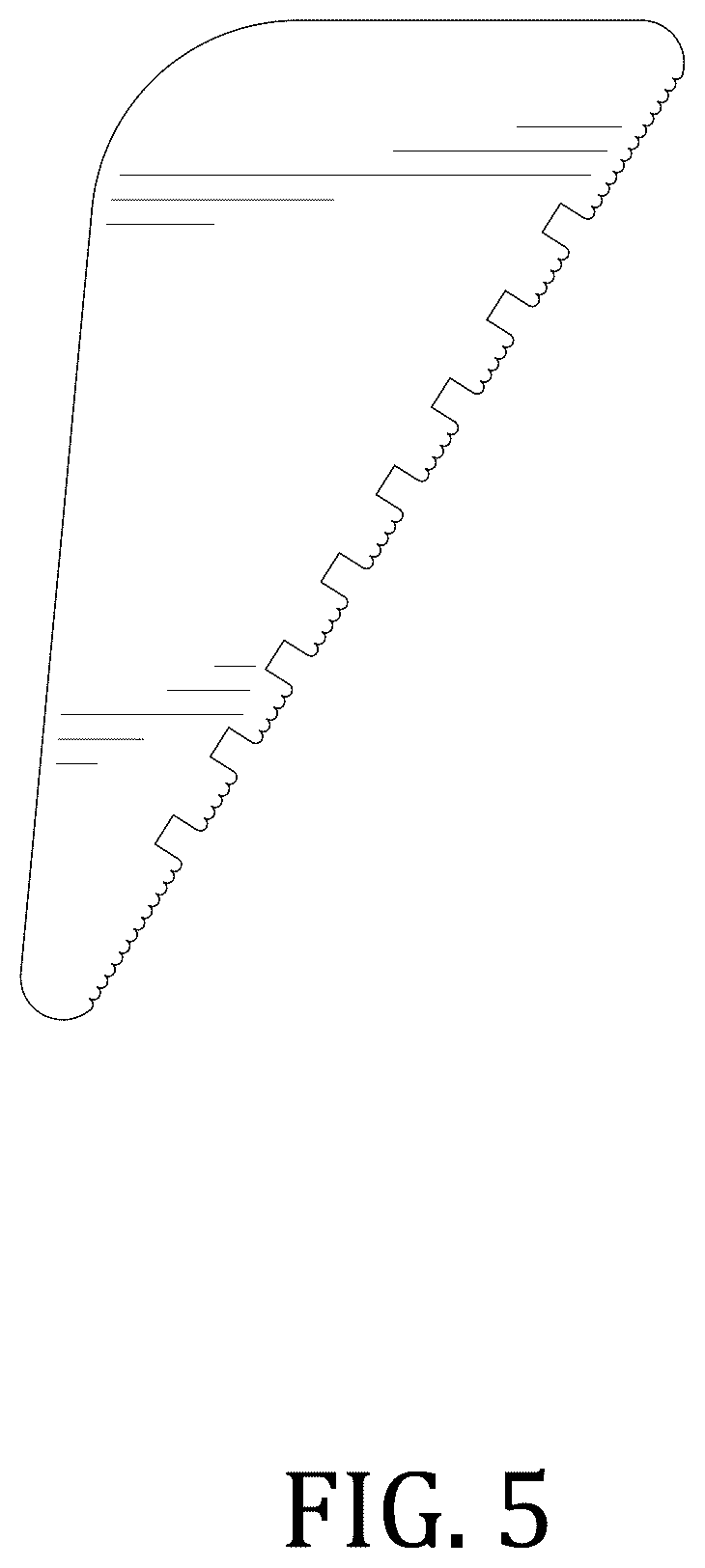 Patent USD1008386 Figure 5 – Squat wedge