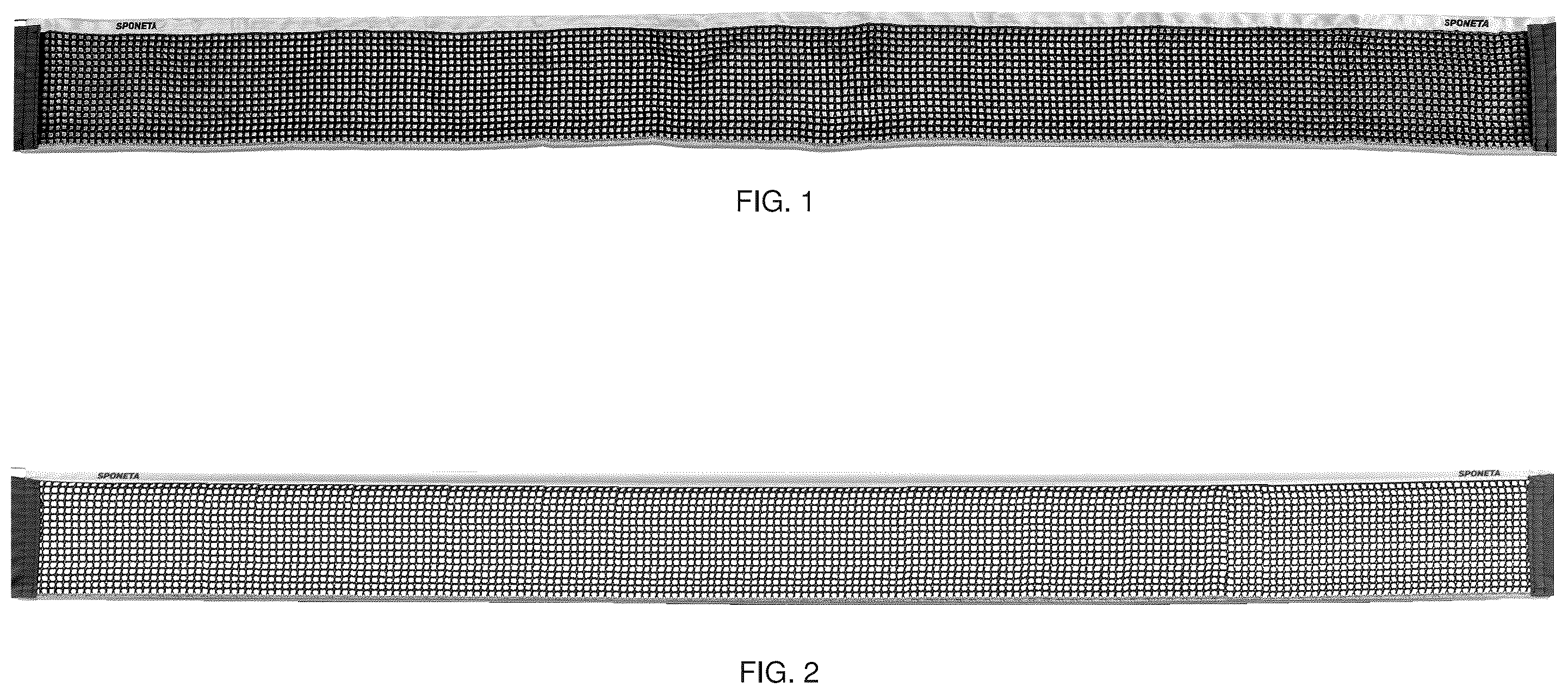 Patent USD1008388 Figure 1 – Tennis table net