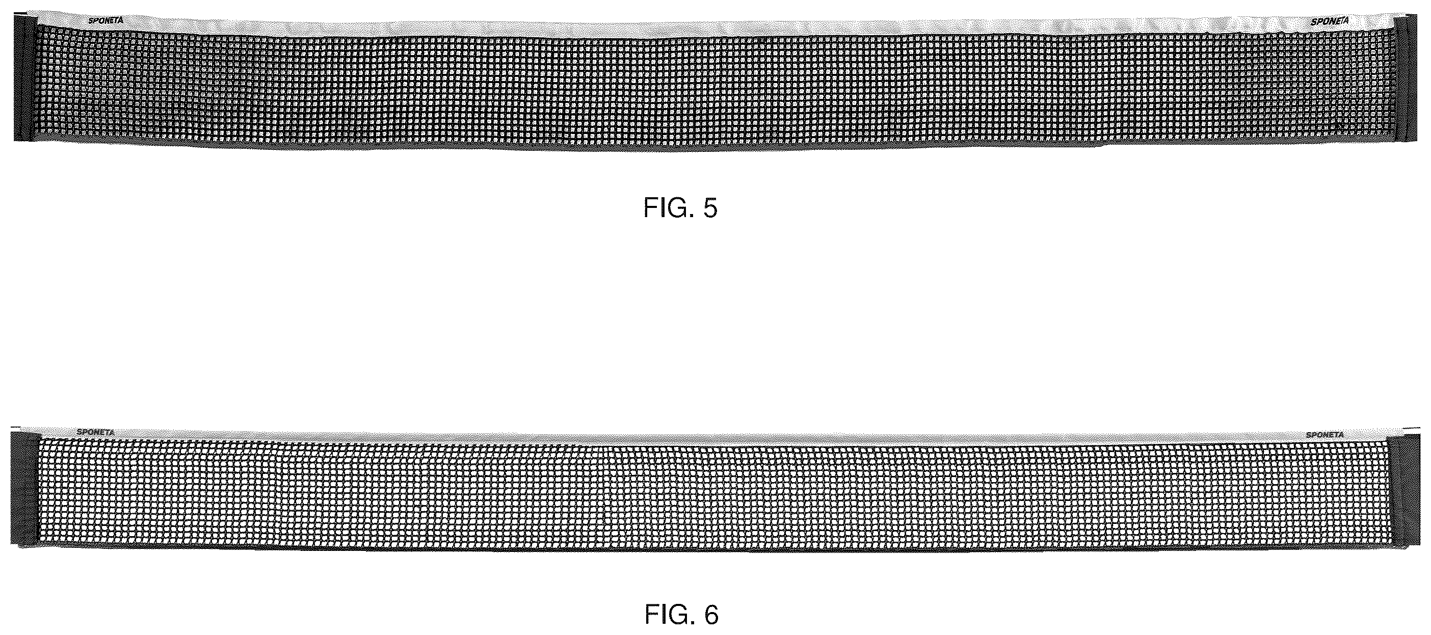 Patent USD1008388 Figure 4 – Tennis table net