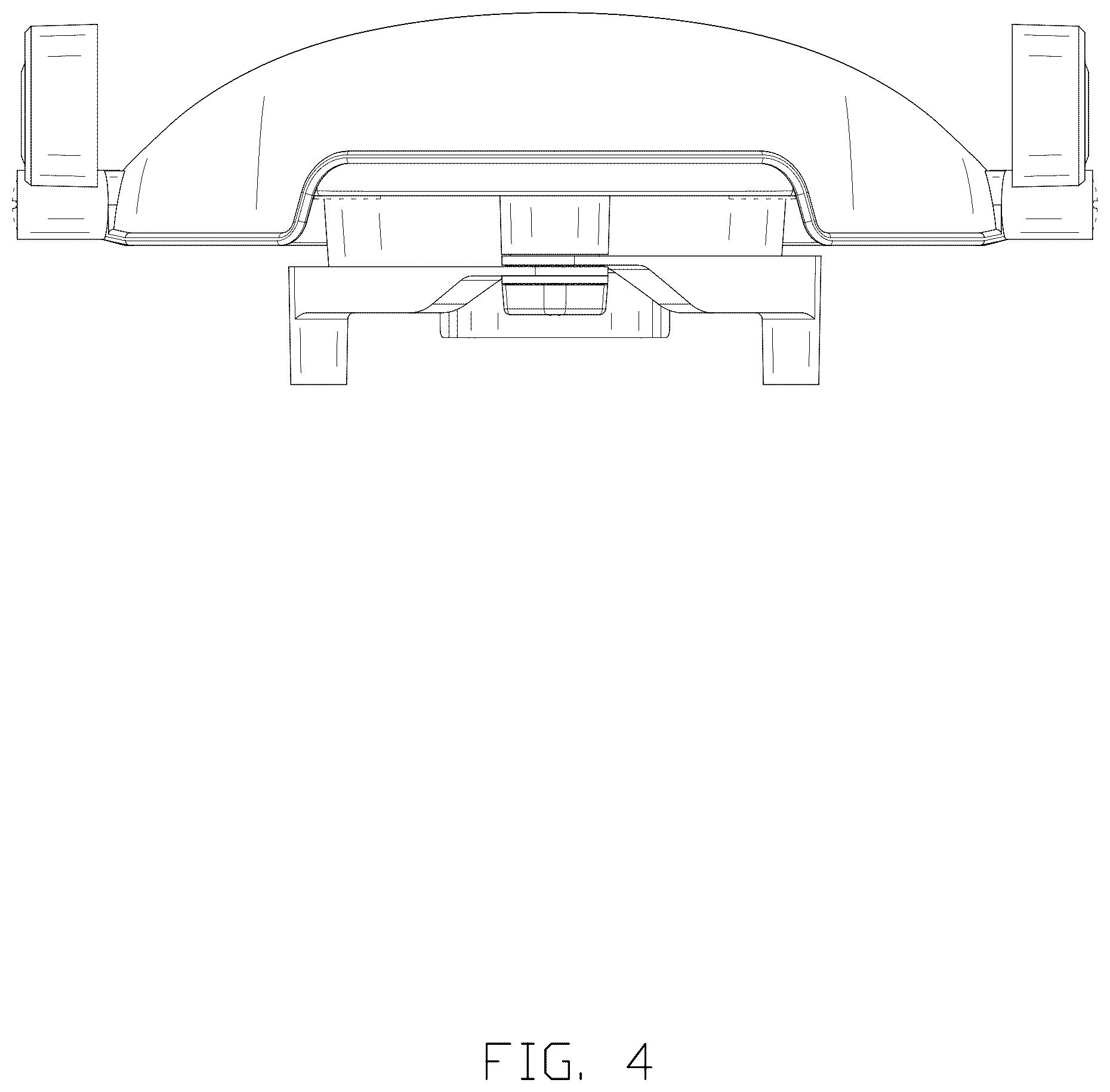 Patent USD1008432 Figure 4 – Toilet seat