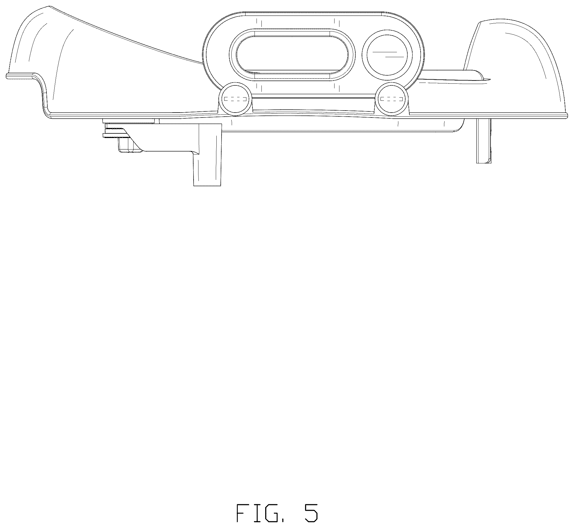 Patent USD1008432 Figure 5 – Toilet seat