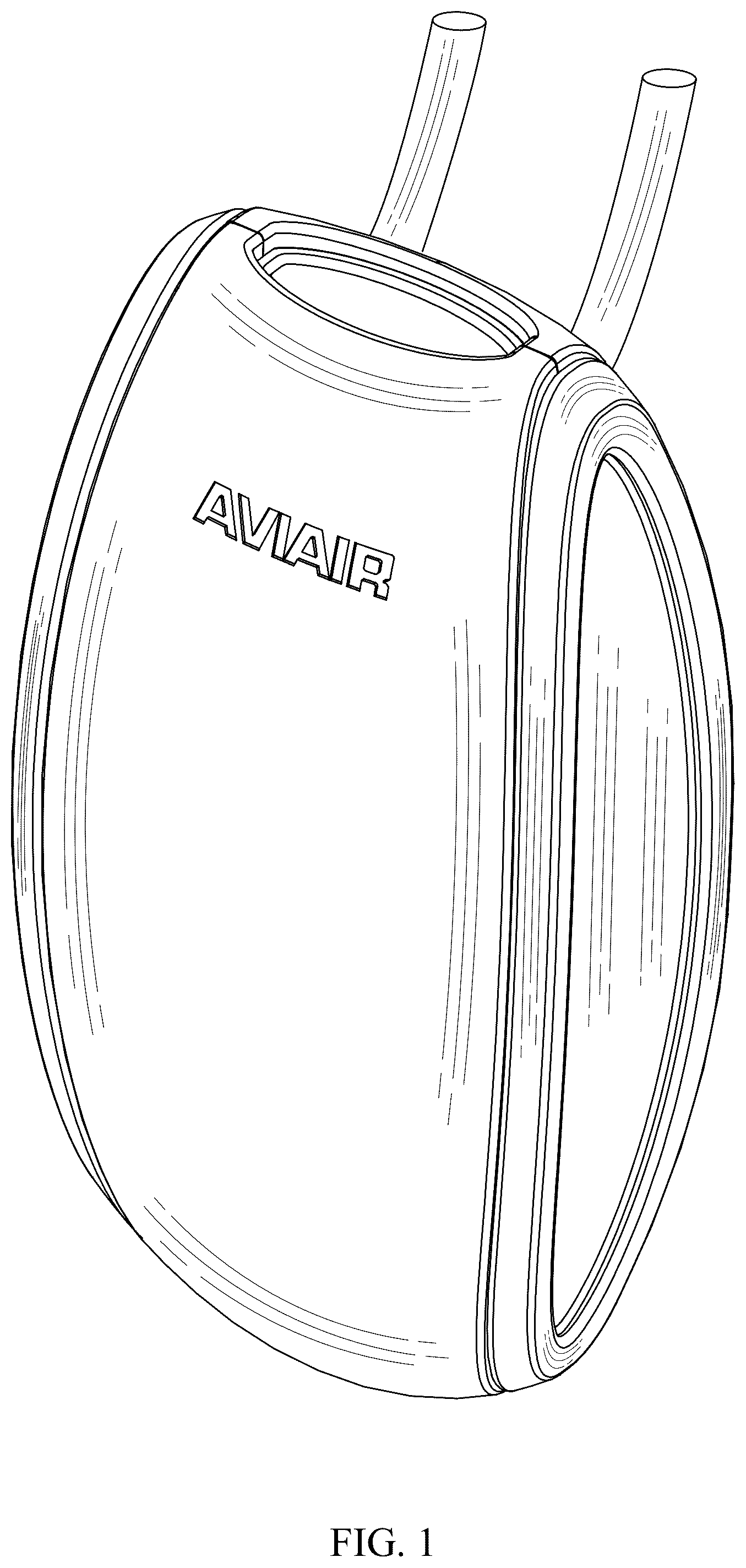 Patent USD1008441 Figure 1 – Personal portable air purifier