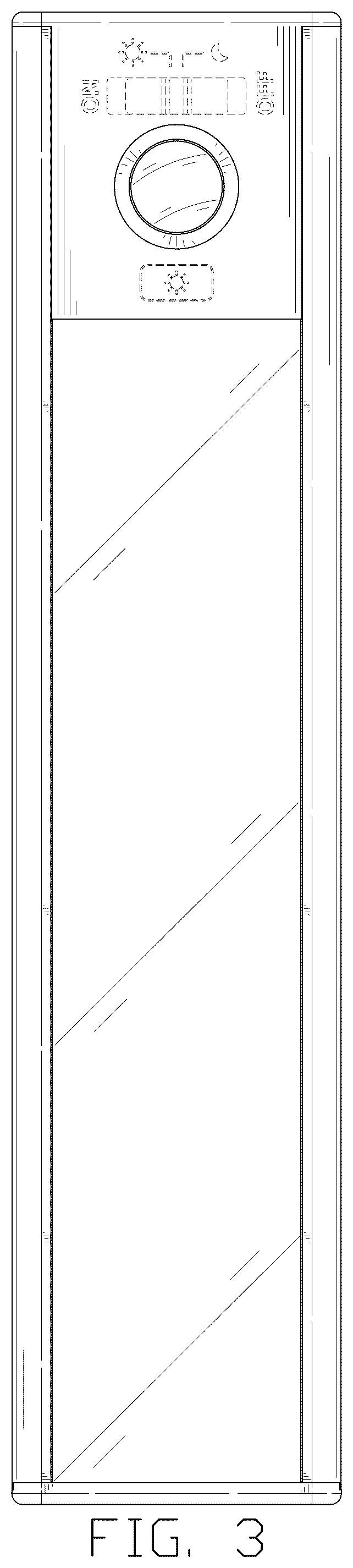 Patent USD1008517 Figure 3 – Cabinet light