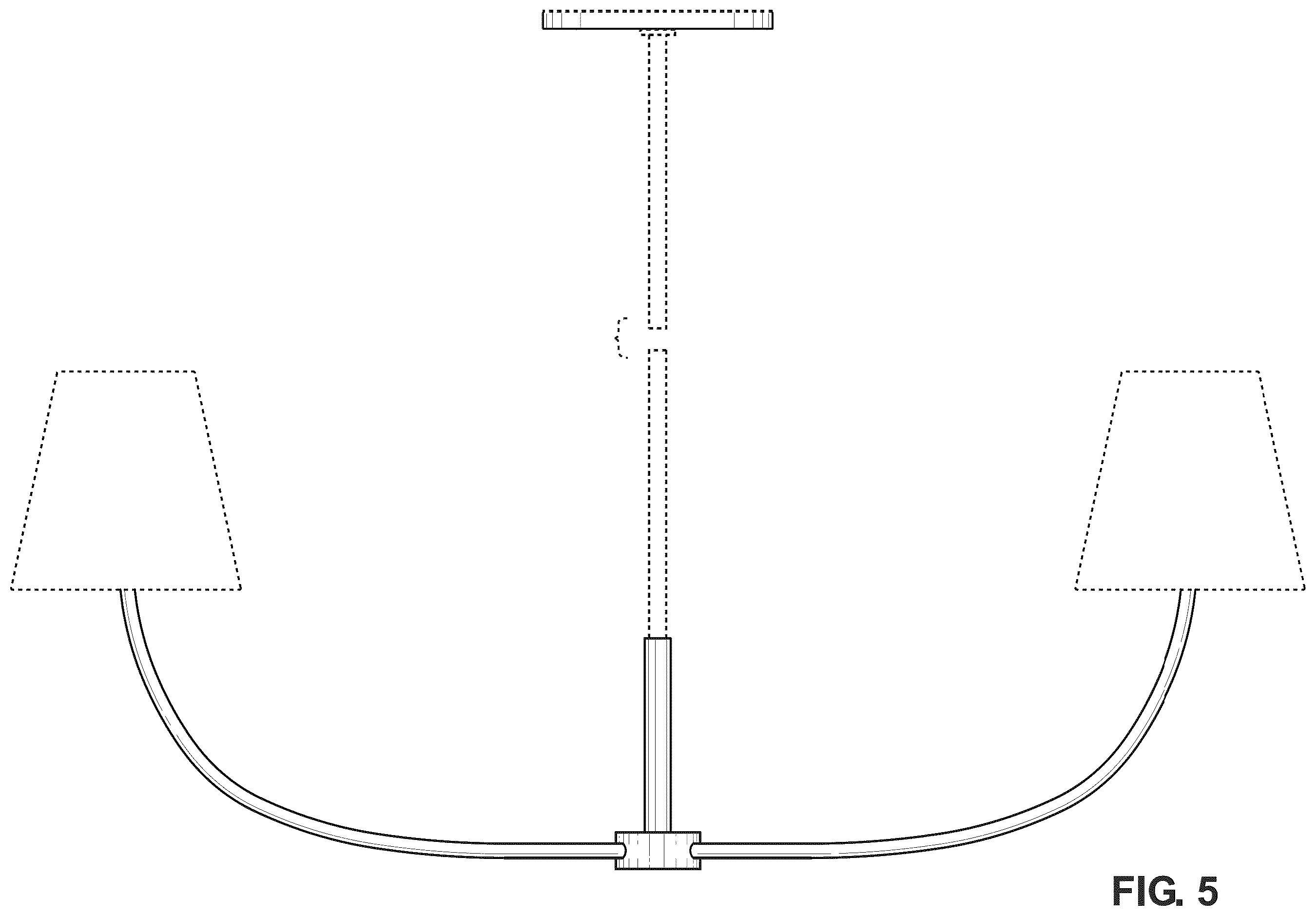 Patent USD1008537 Figure 5 – Lighting fixture