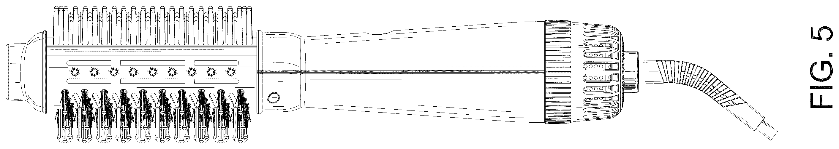 Patent USD1008550 Figure 5 – Hot air brush