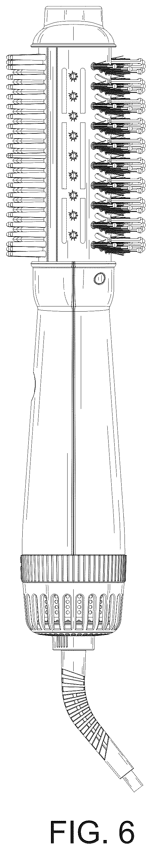 Patent USD1008550 Figure 6 – Hot air brush