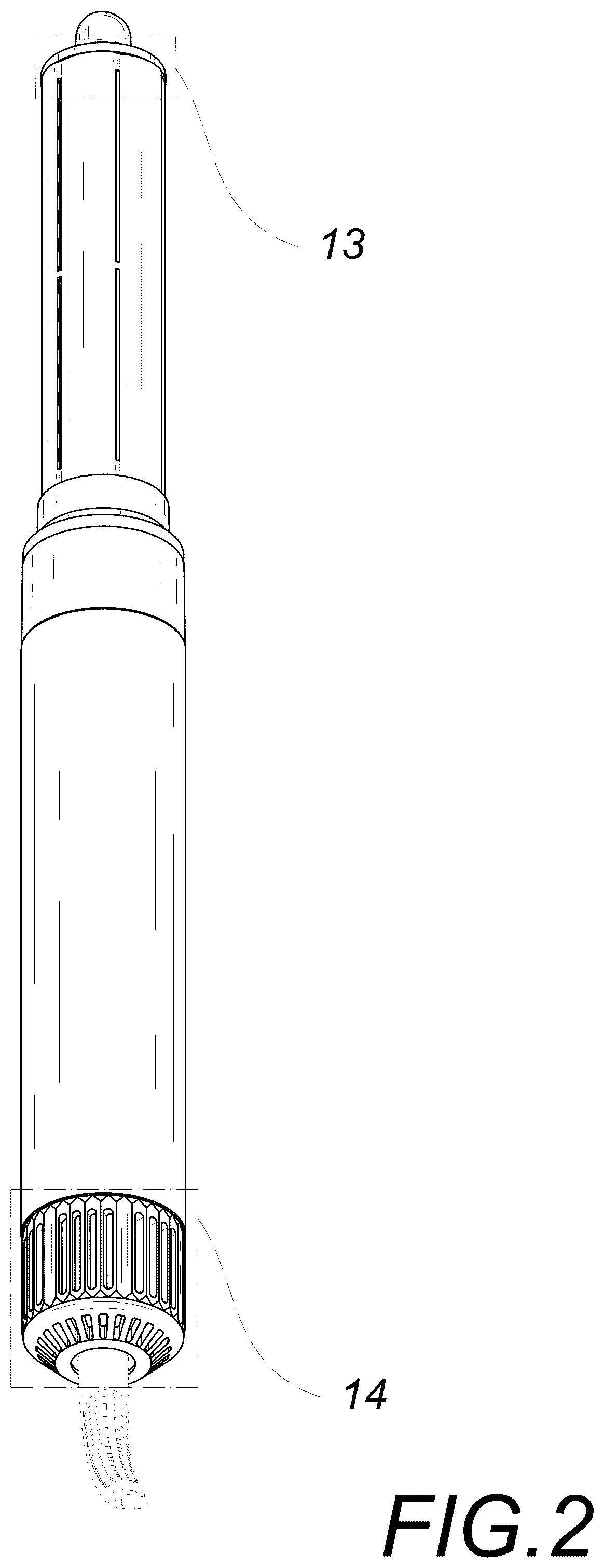 Patent USD1008552 Figure 2 – Hair dryer