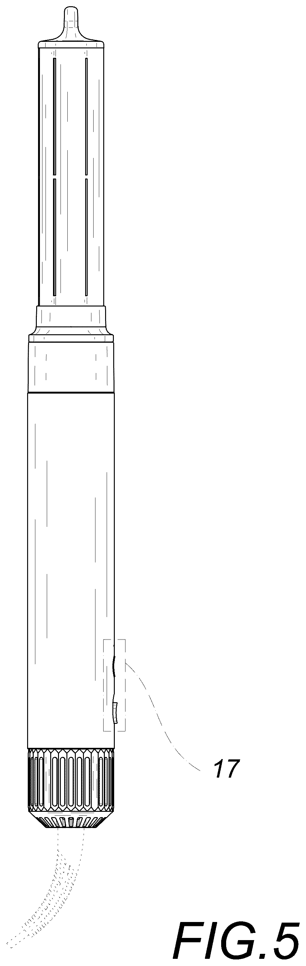 Patent USD1008552 Figure 5 – Hair dryer