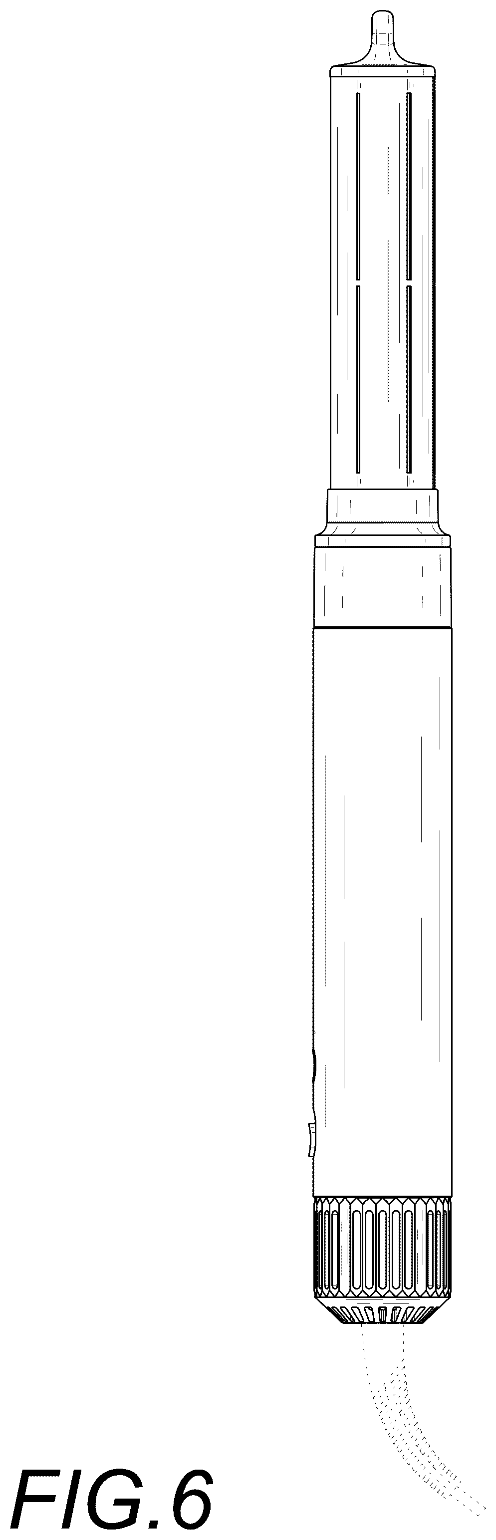 Patent USD1008552 Figure 6 – Hair dryer