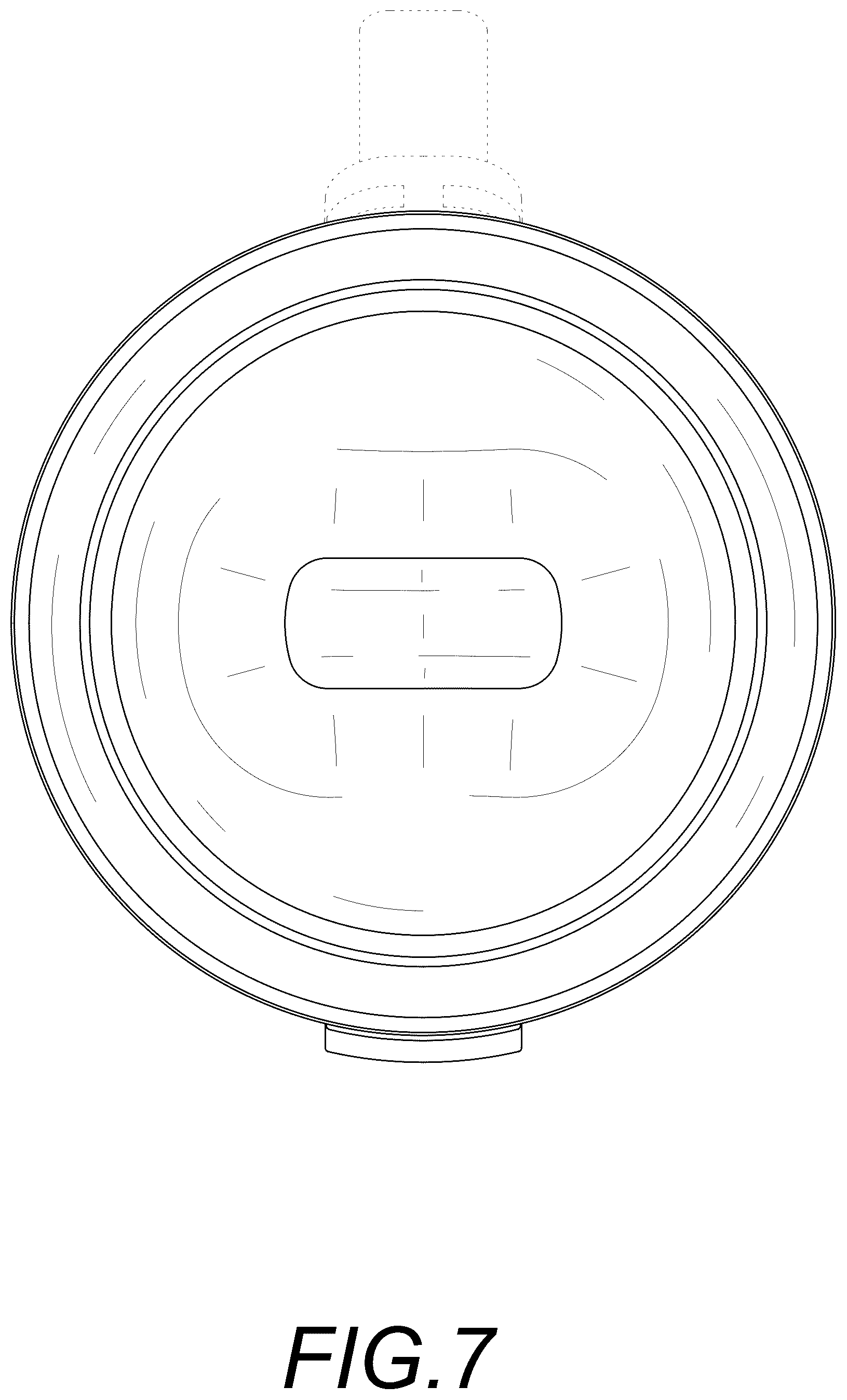 Patent USD1008552 Figure 7 – Hair dryer