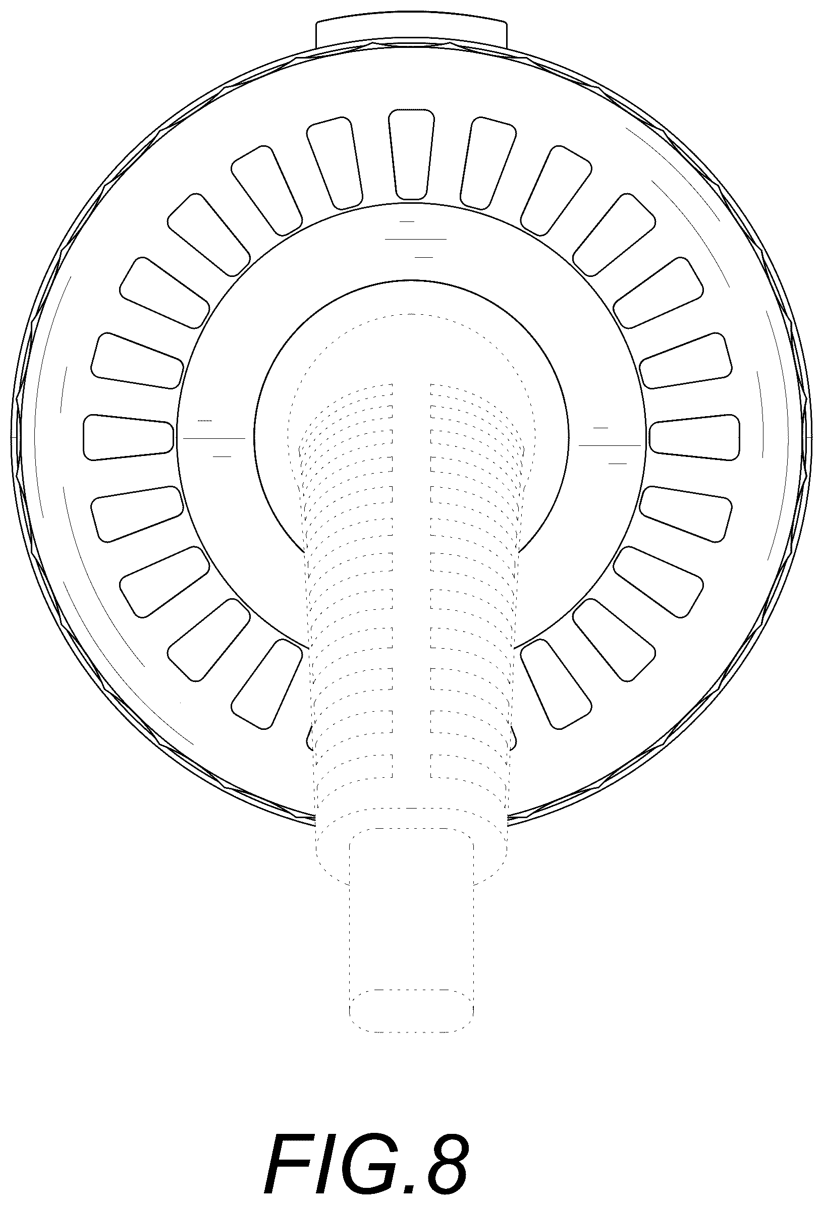 Patent USD1008552 Figure 8 – Hair dryer
