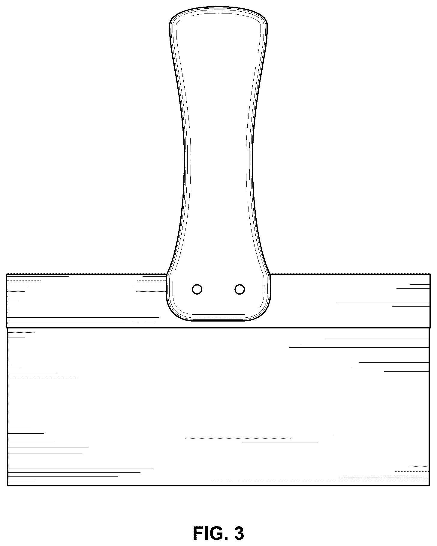 Patent USD1008591 Figure 3 – Paint scraper set
