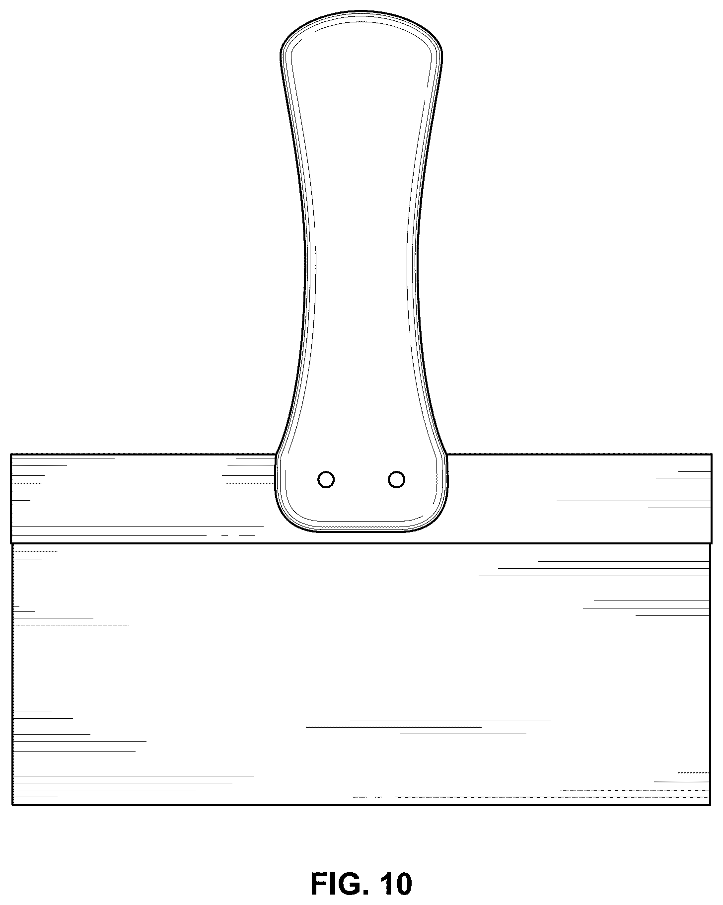 Patent USD1008591 Figure 8 – Paint scraper set
