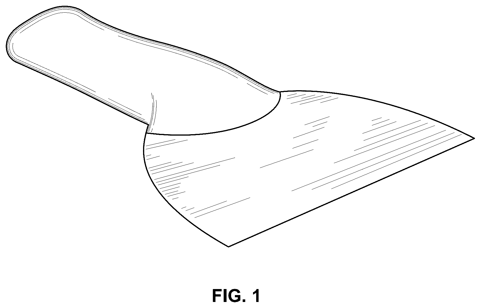 Patent USD1008592 Figure 1 – Paint scraper set