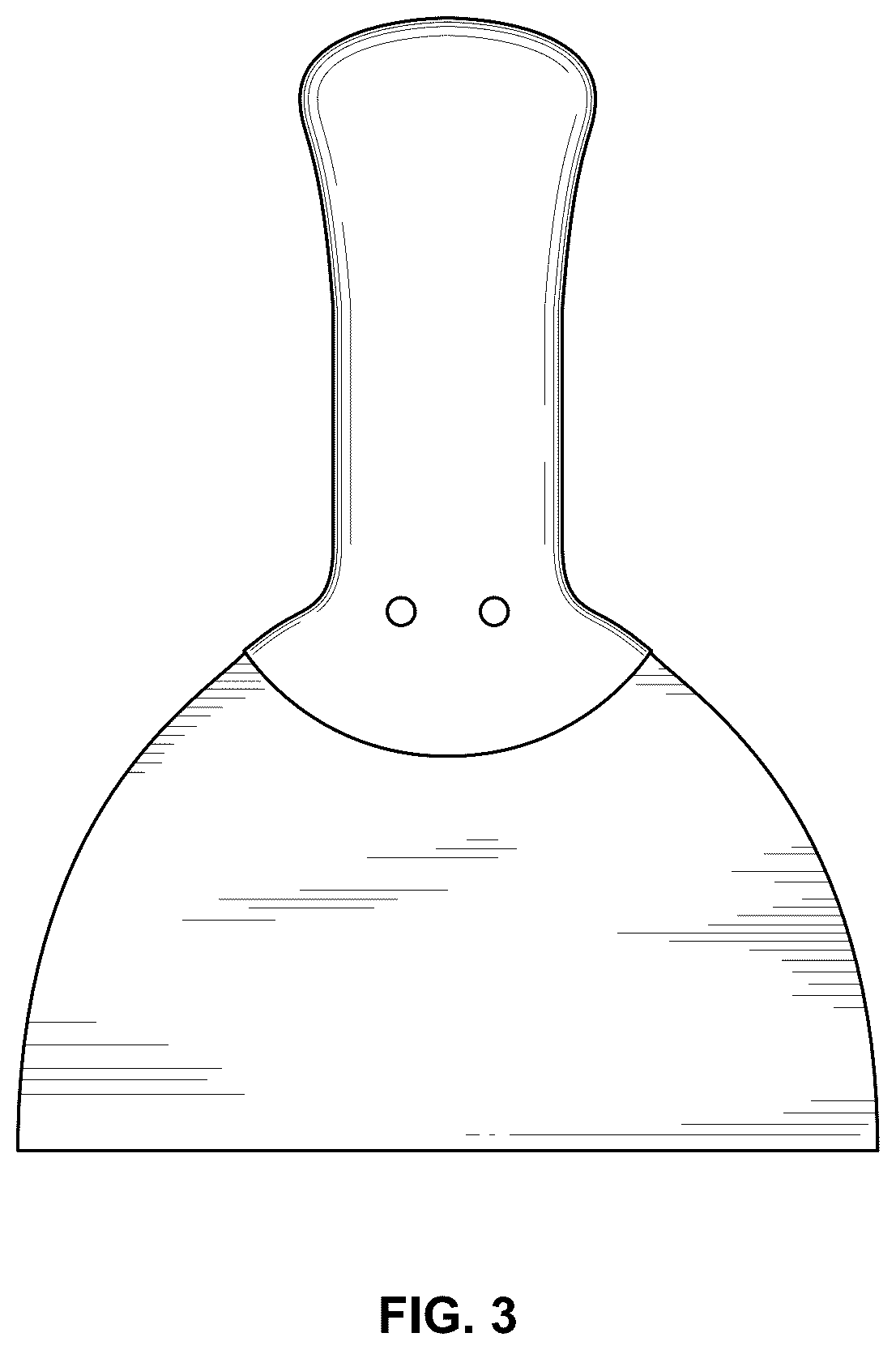 Patent USD1008592 Figure 3 – Paint scraper set