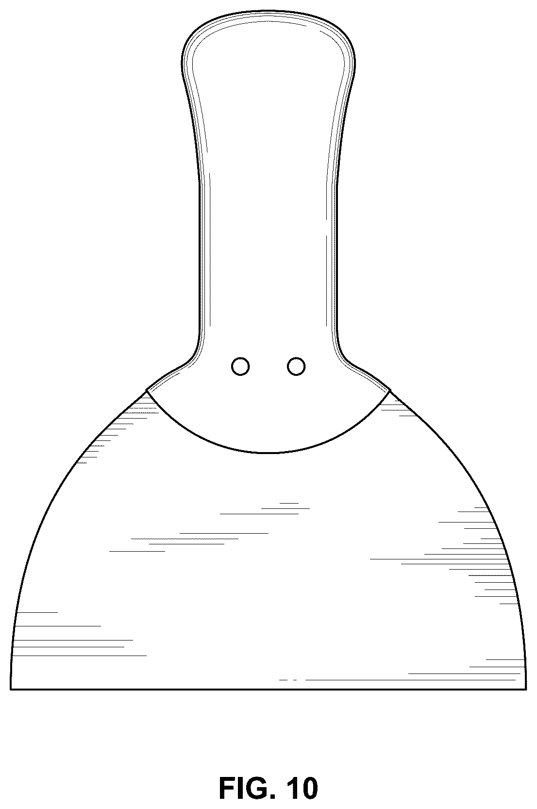 Patent USD1008592 Figure 8 – Paint scraper set