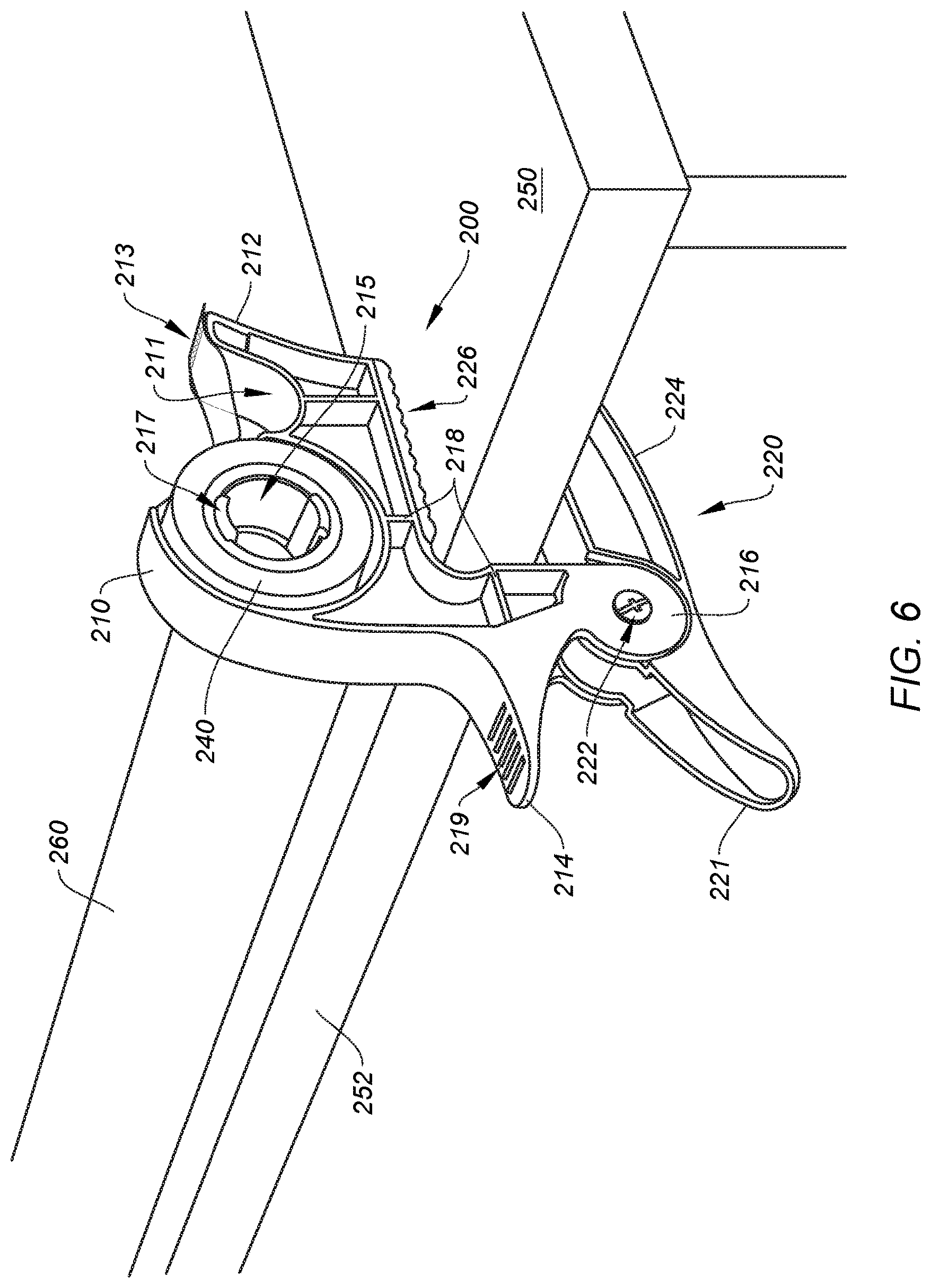 Patent USRE049676 Figure 4 – System for facilitating wrapping and taping of articles with wrapping materials