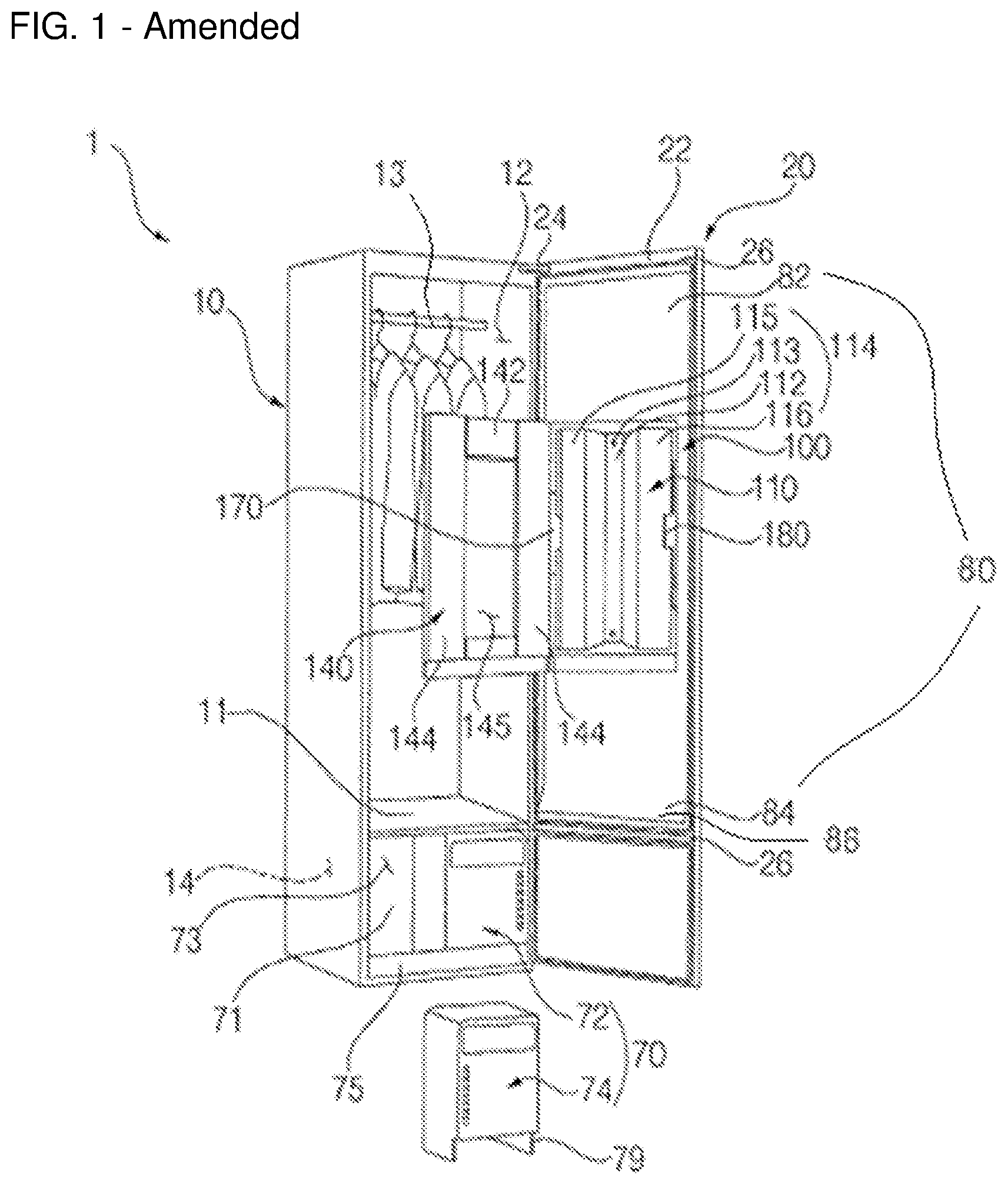 Patent USRE049678 Figure 1 – Clothes treatment apparatus