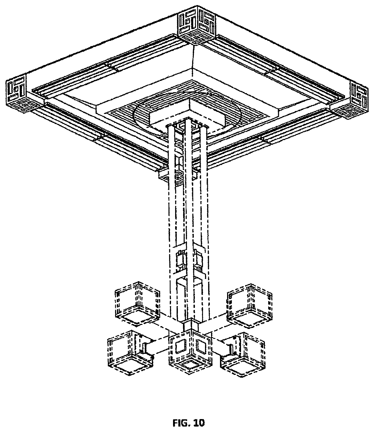 Patent USRE049679 Figure 11 – Medallion fan