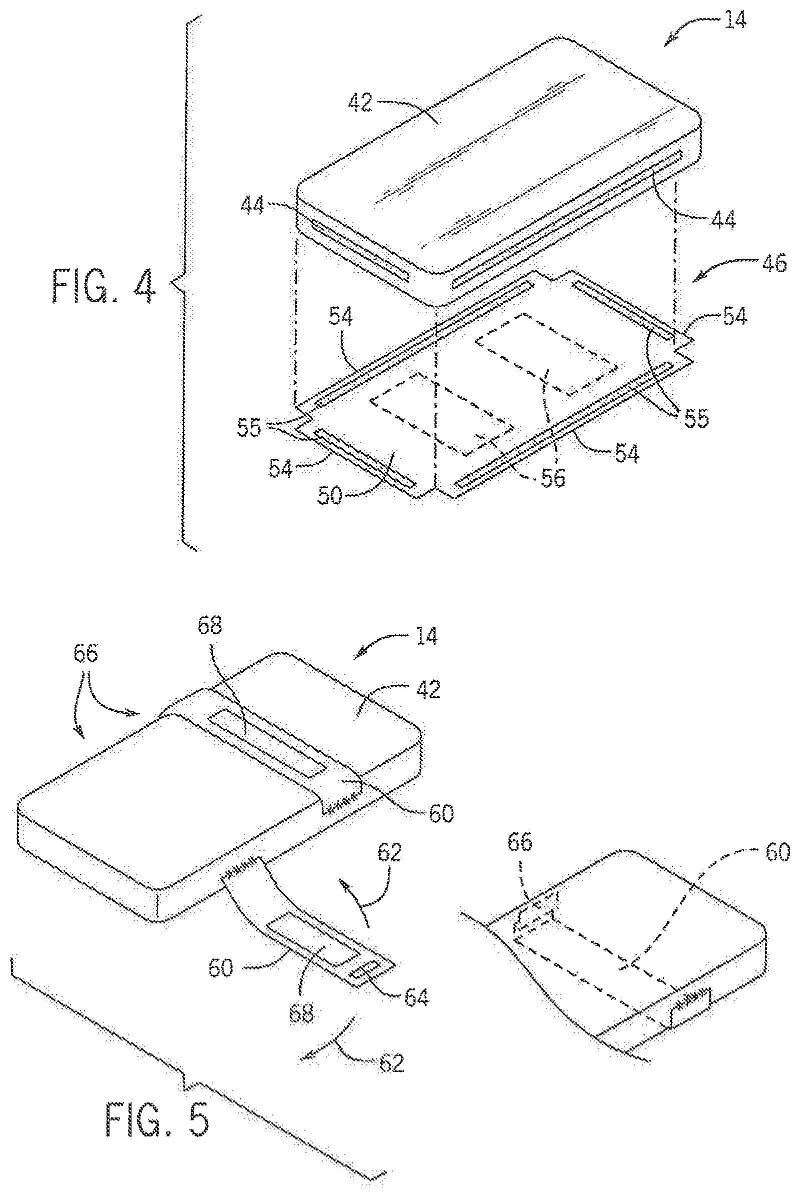 Patent USRE049685 Figure 2 – Medical mattress with firmness adjustment