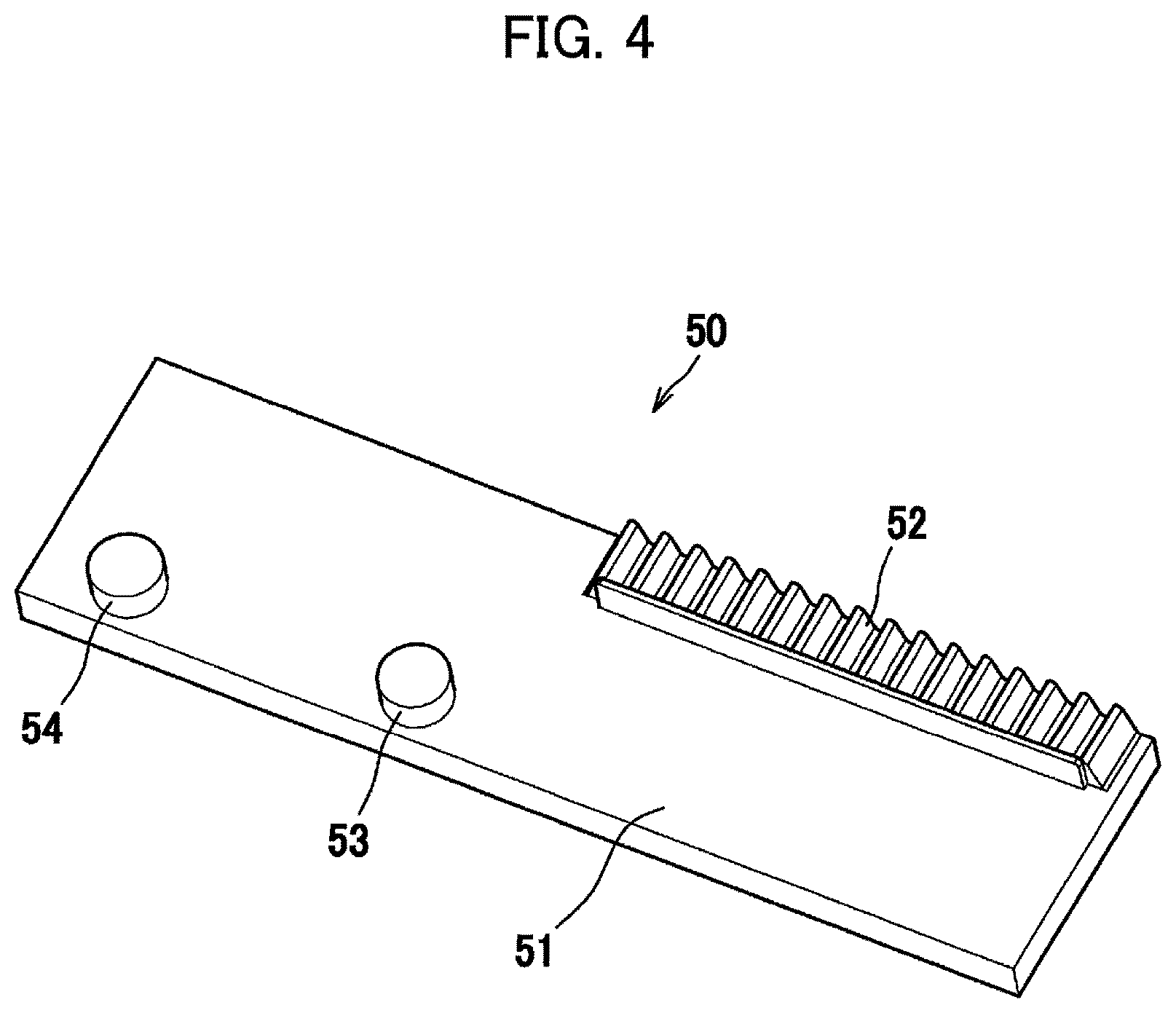 Patent USRE049689 Figure 4 – Developing cartridge capable of releasing meshing between gear and rack gear