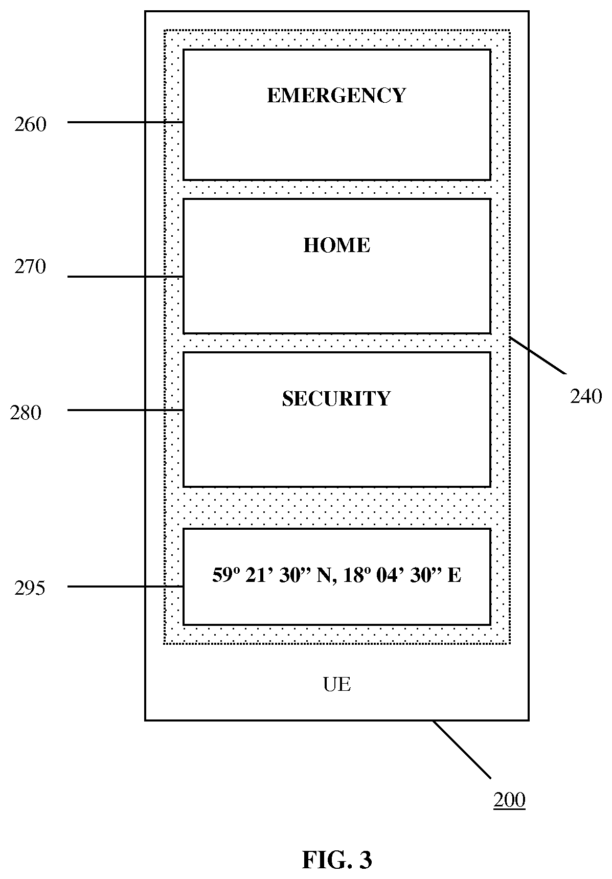 Patent USRE049691 Figure 3 – Biometric user equipment GUI trigger