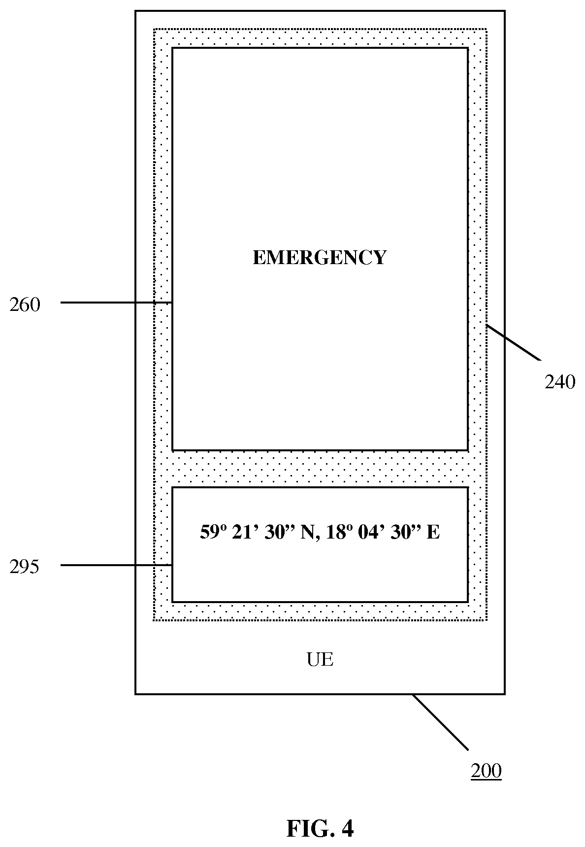 Patent USRE049691 Figure 4 – Biometric user equipment GUI trigger
