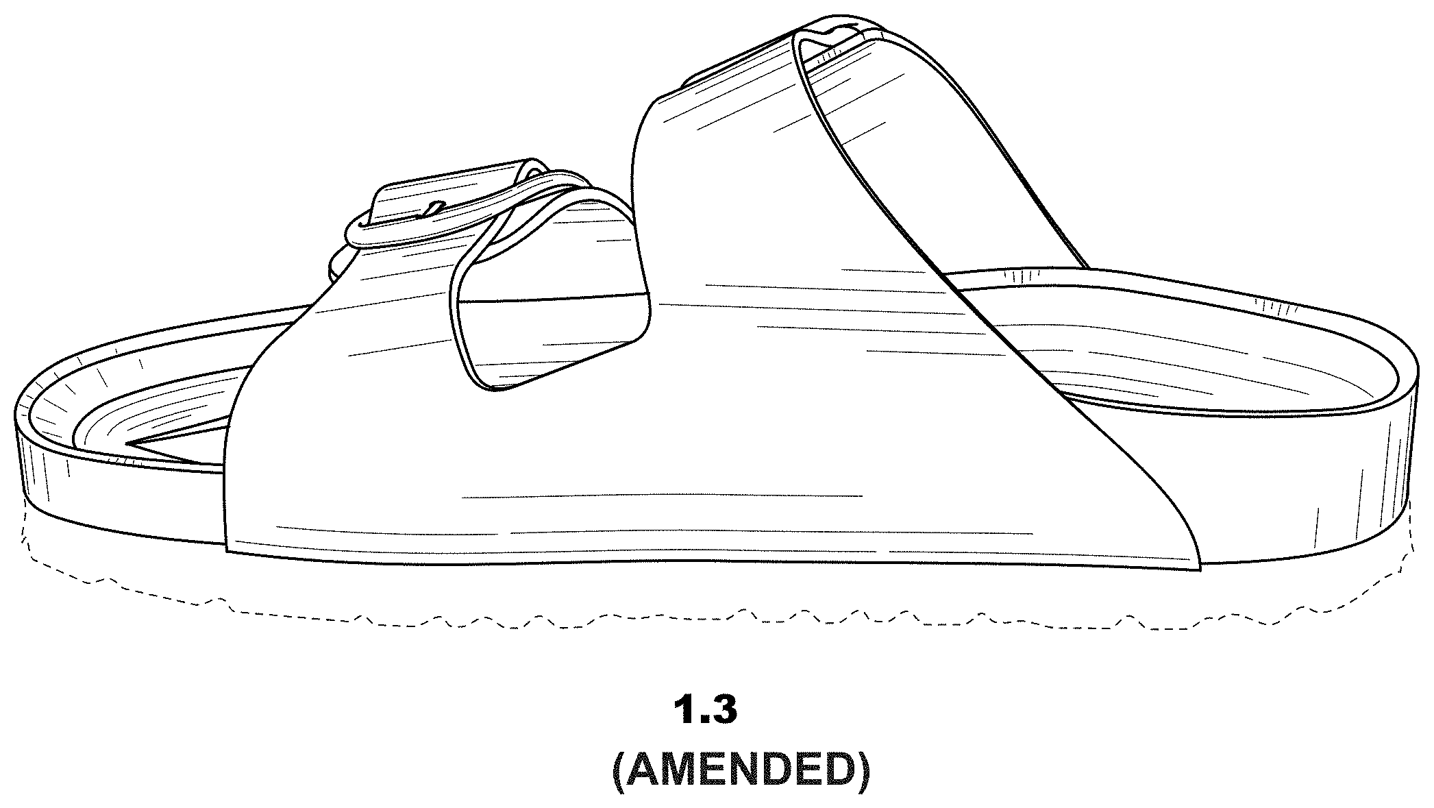 Patent USRE049694 Figure 3 – Sandal