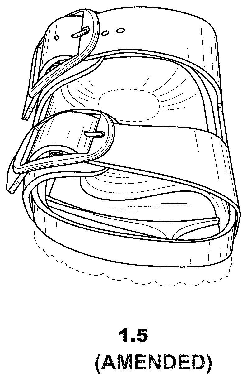Patent USRE049694 Figure 5 – Sandal