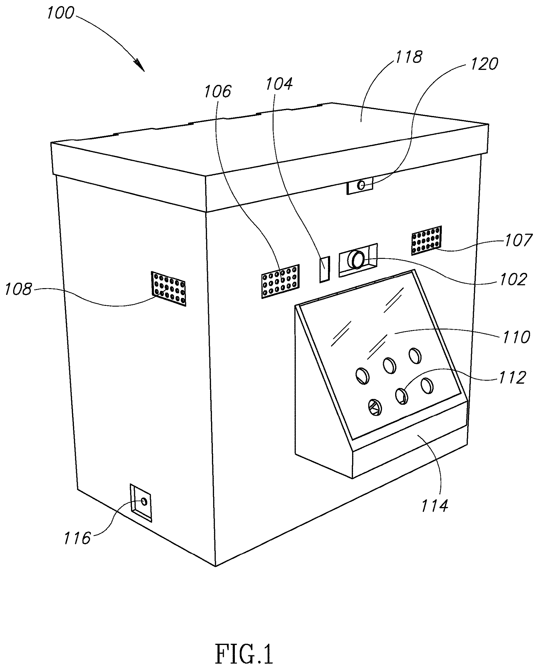Patent USRE049696 Figure 1 – Internet canine communication device and method