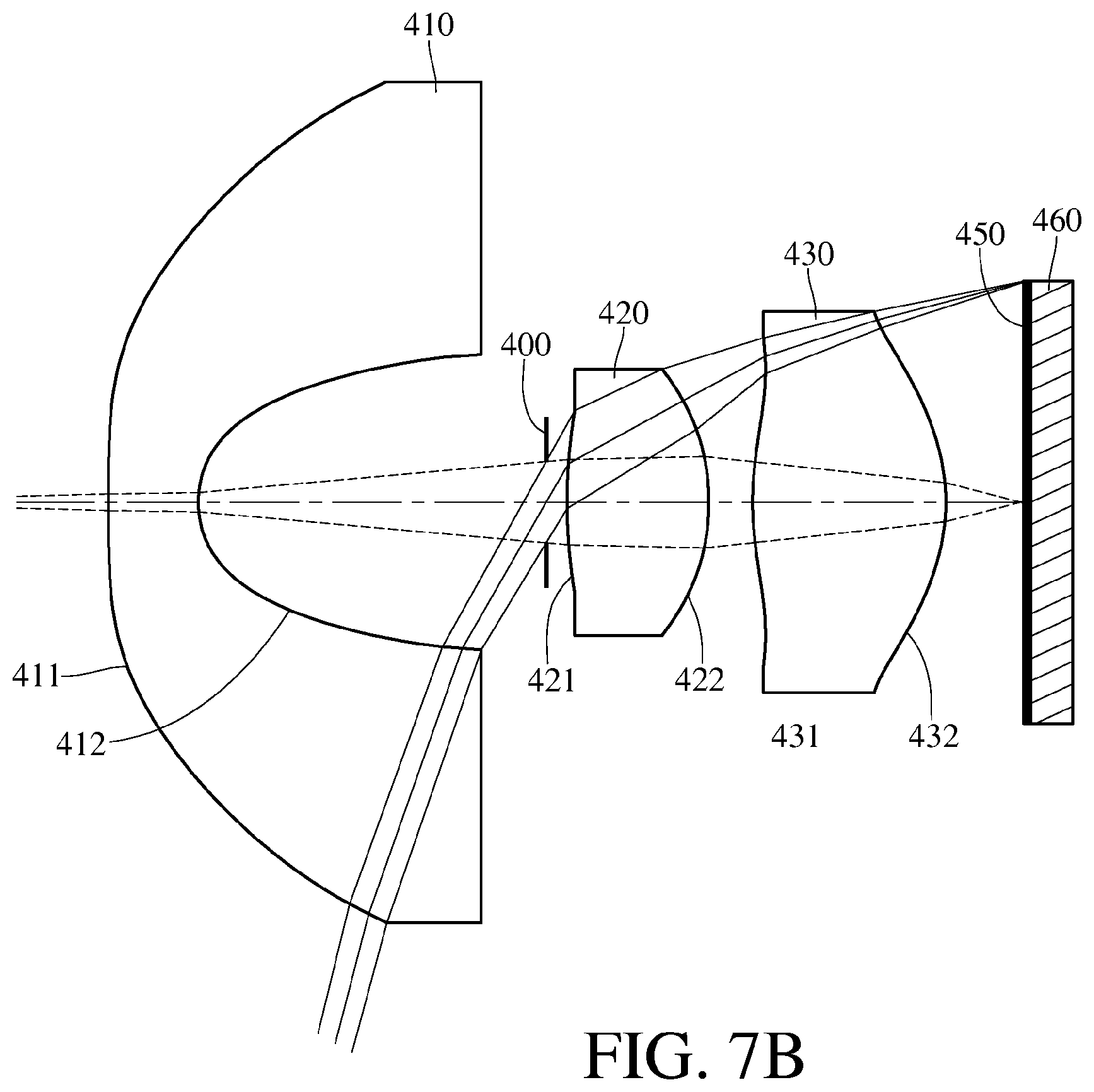 Patent USRE049703 Figure 11 – Compact optical system, image capturing unit and electronic device