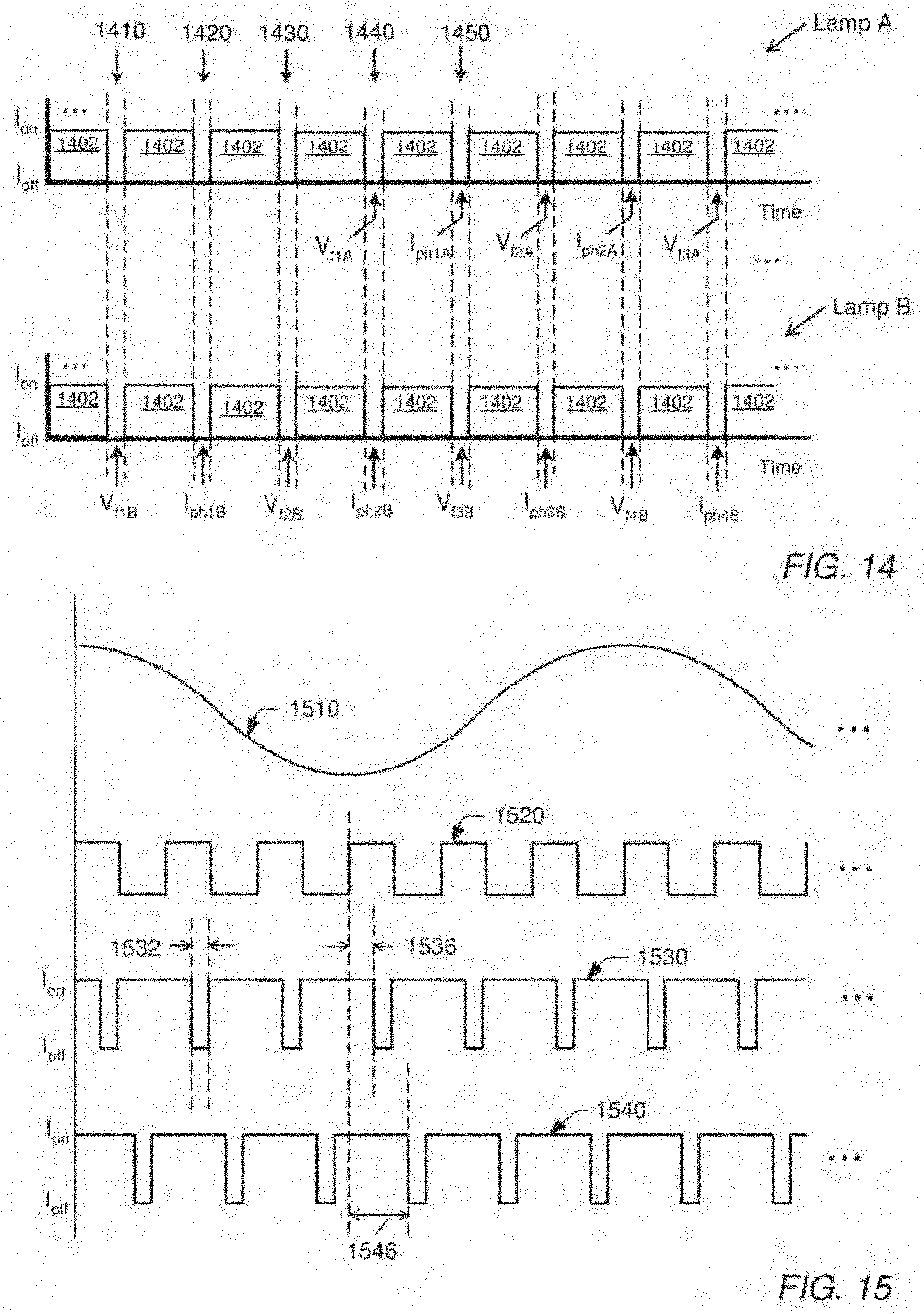 Patent USRE049705 Figure 9 – Interference-resistant compensation for illumination devices using multiple series of measurement intervals
