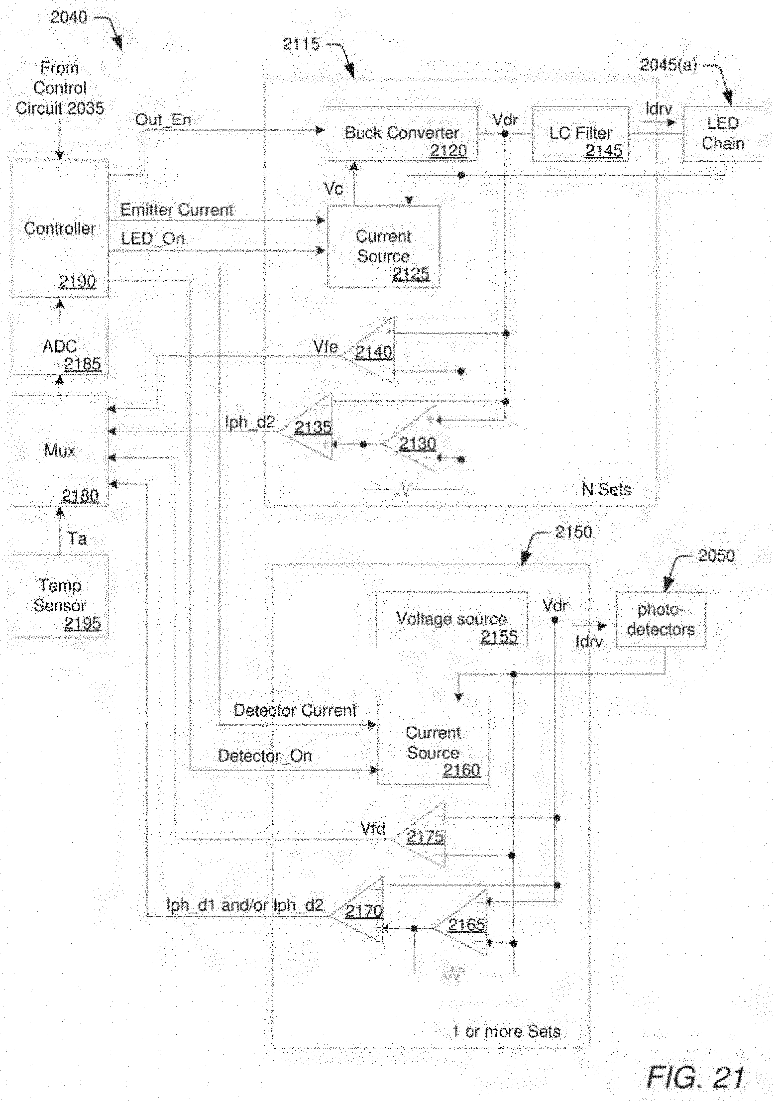 Patent USRE049705 Figure 16 – Interference-resistant compensation for illumination devices using multiple series of measurement intervals