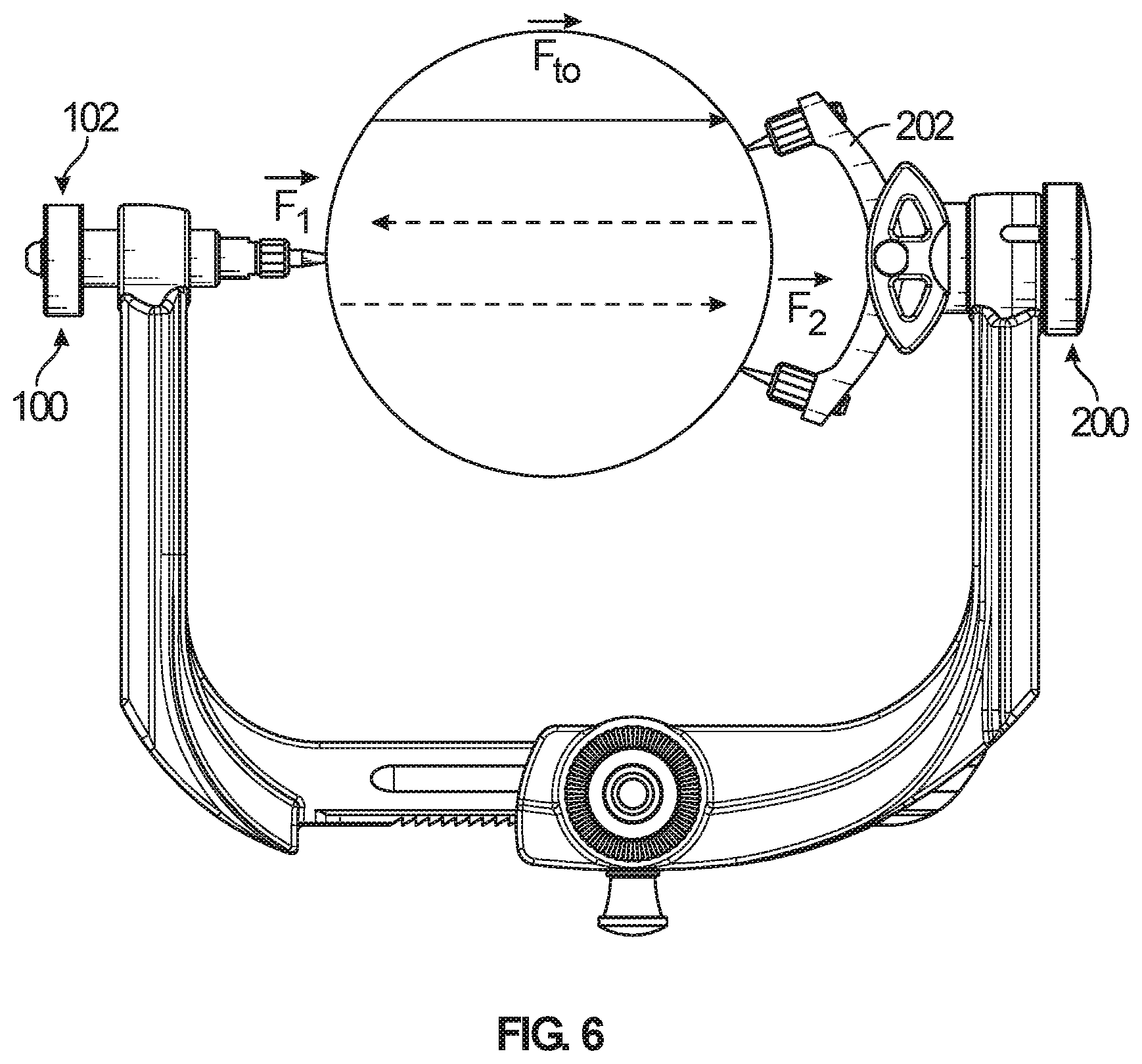 Patent US12090000 Figure 5 – Head stabilization device with non-uniform pins