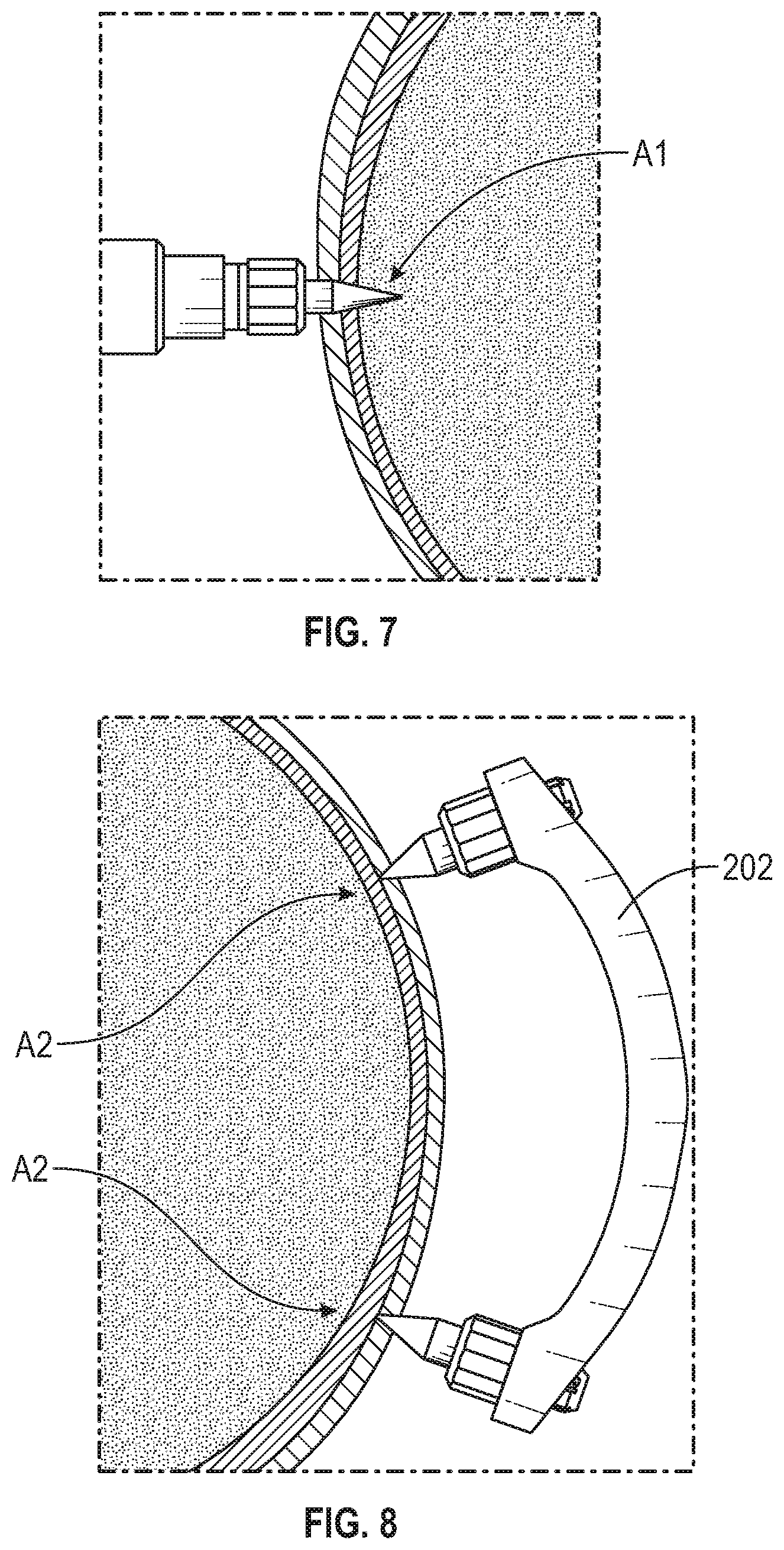 Patent US12090000 Figure 6 – Head stabilization device with non-uniform pins
