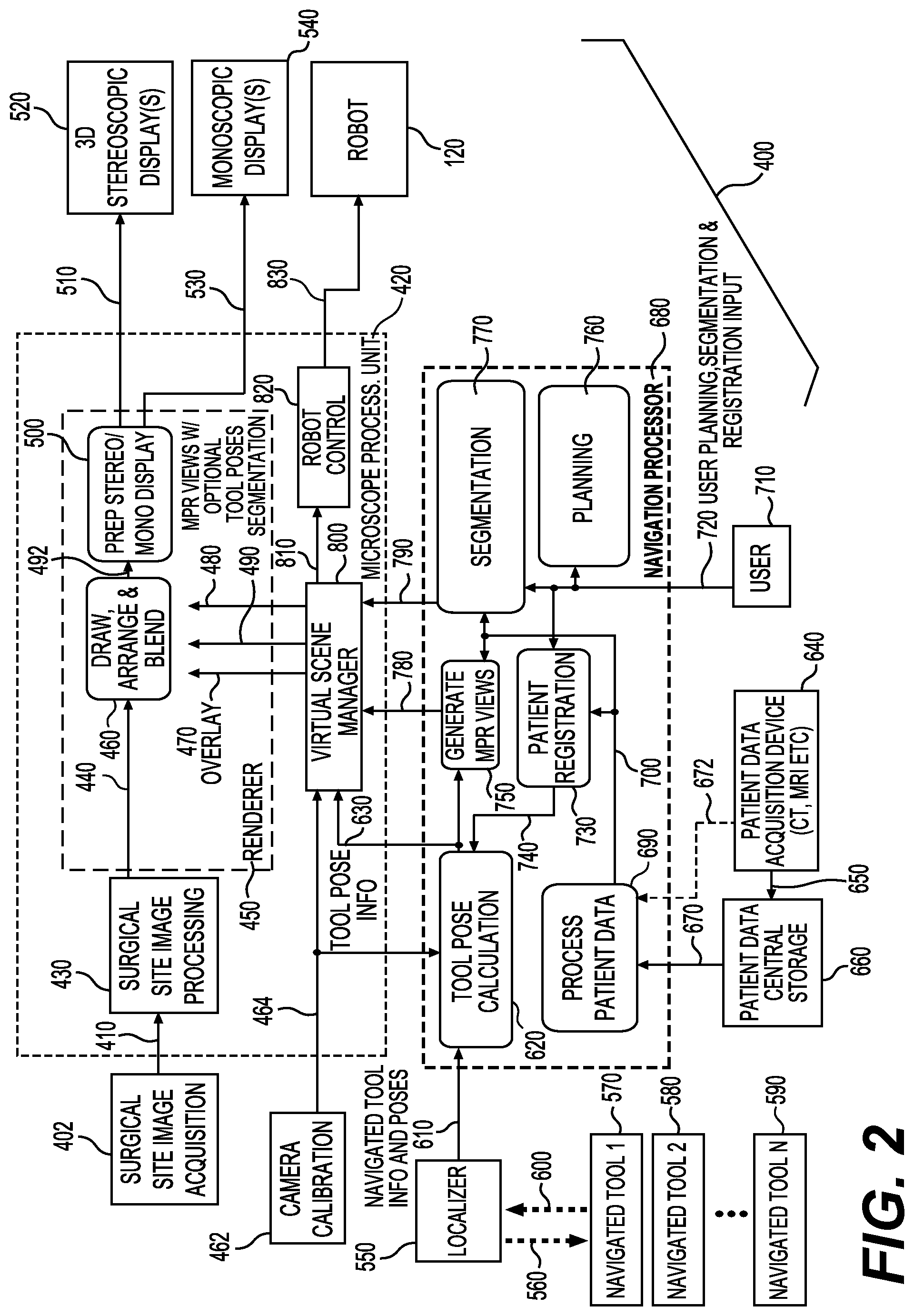 Patent US12090004 Figure 5 – Registration degradation correction for surgical navigation procedures