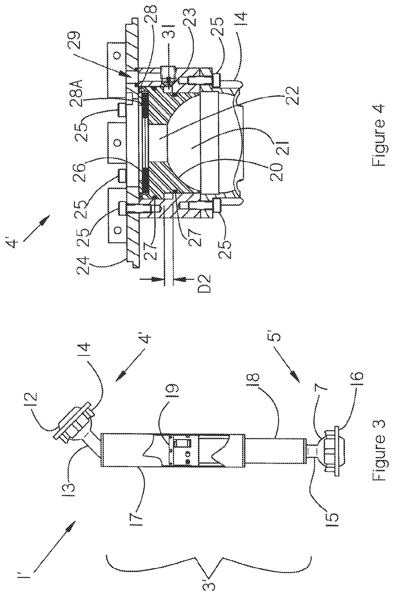 Patent US12090005 Figure 2 – Positioning apparatus for biomedical use