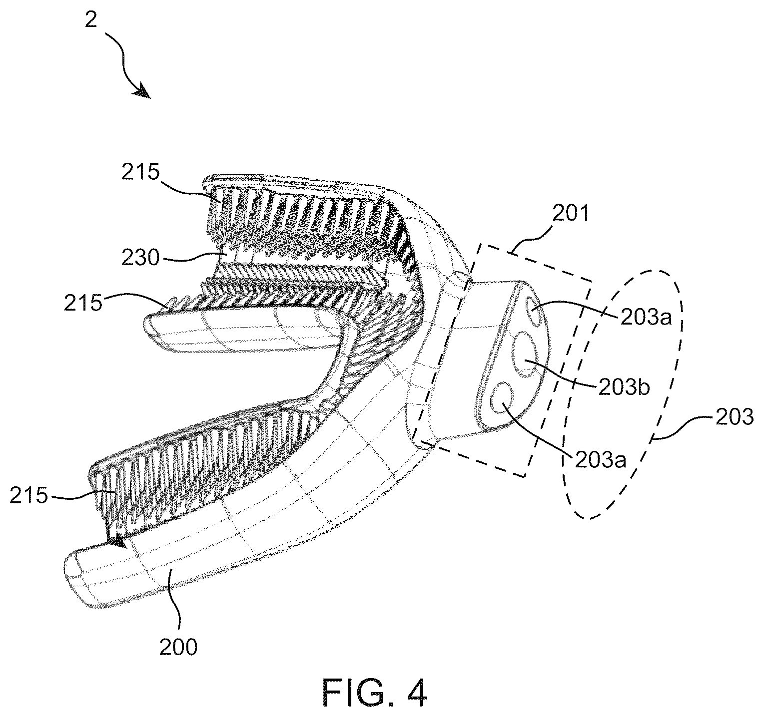 Patent US12090014 Figure 5 – Connecting element, a base unit and a cleaning head for use in an oral care appliance