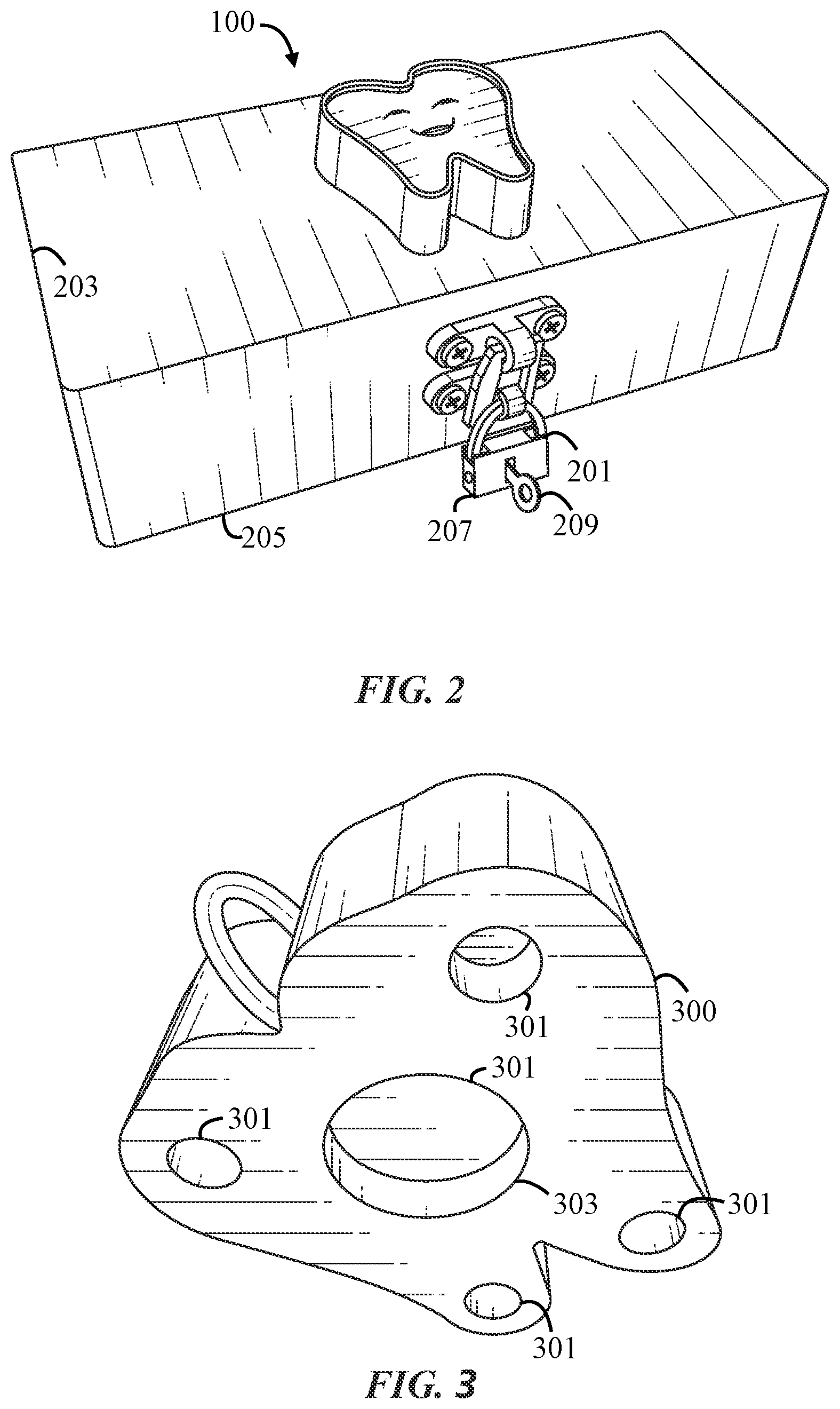 Patent US12090016 Figure 2 – Disappearing tooth and object container