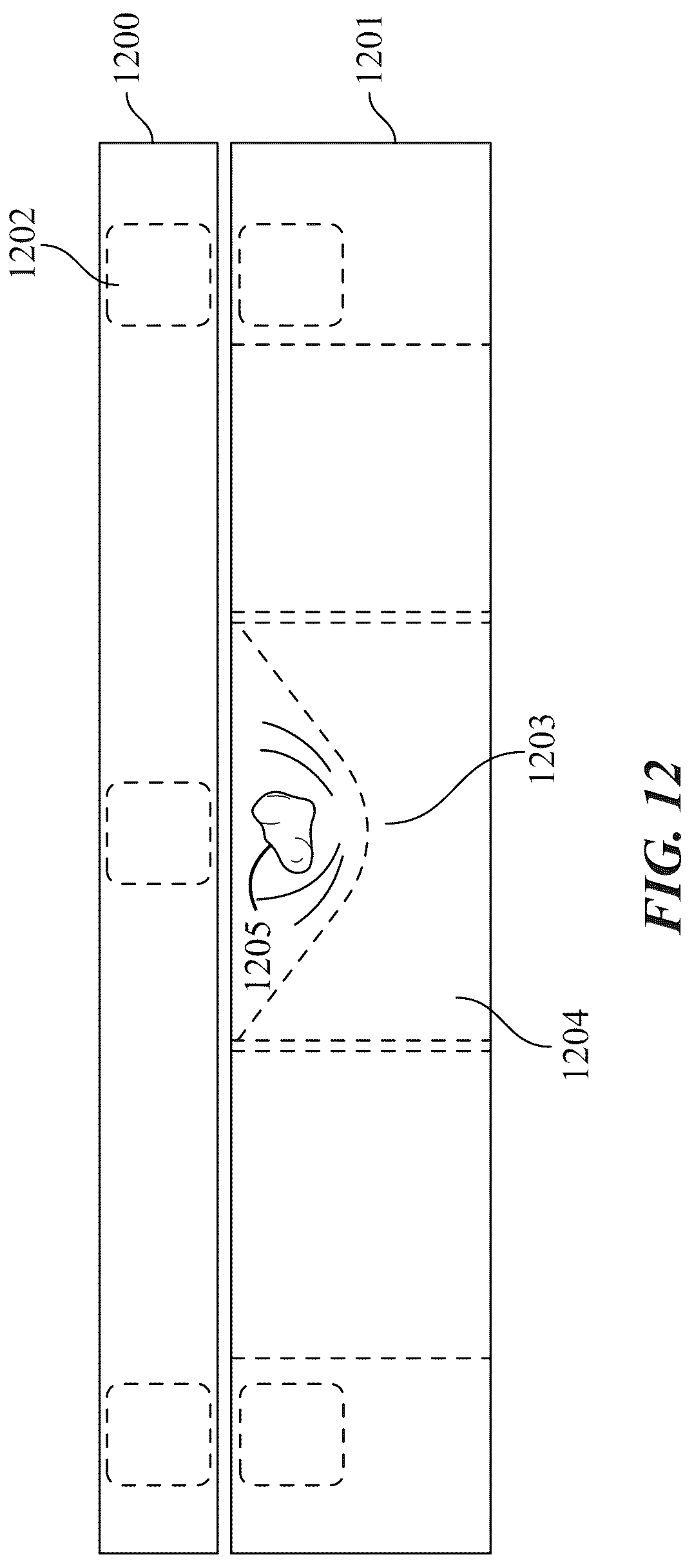 Patent US12090016 Figure 7 – Disappearing tooth and object container