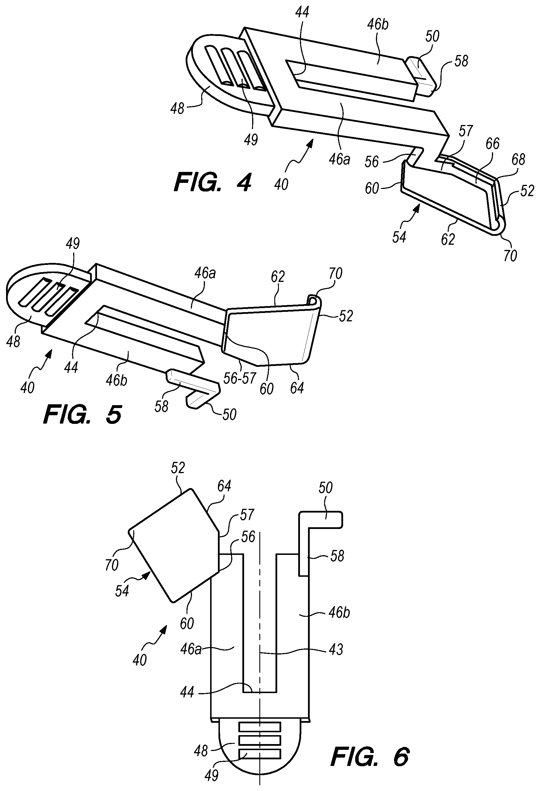 Patent US12090019 Figure 3 – Bite block with a needle alignment attachment system