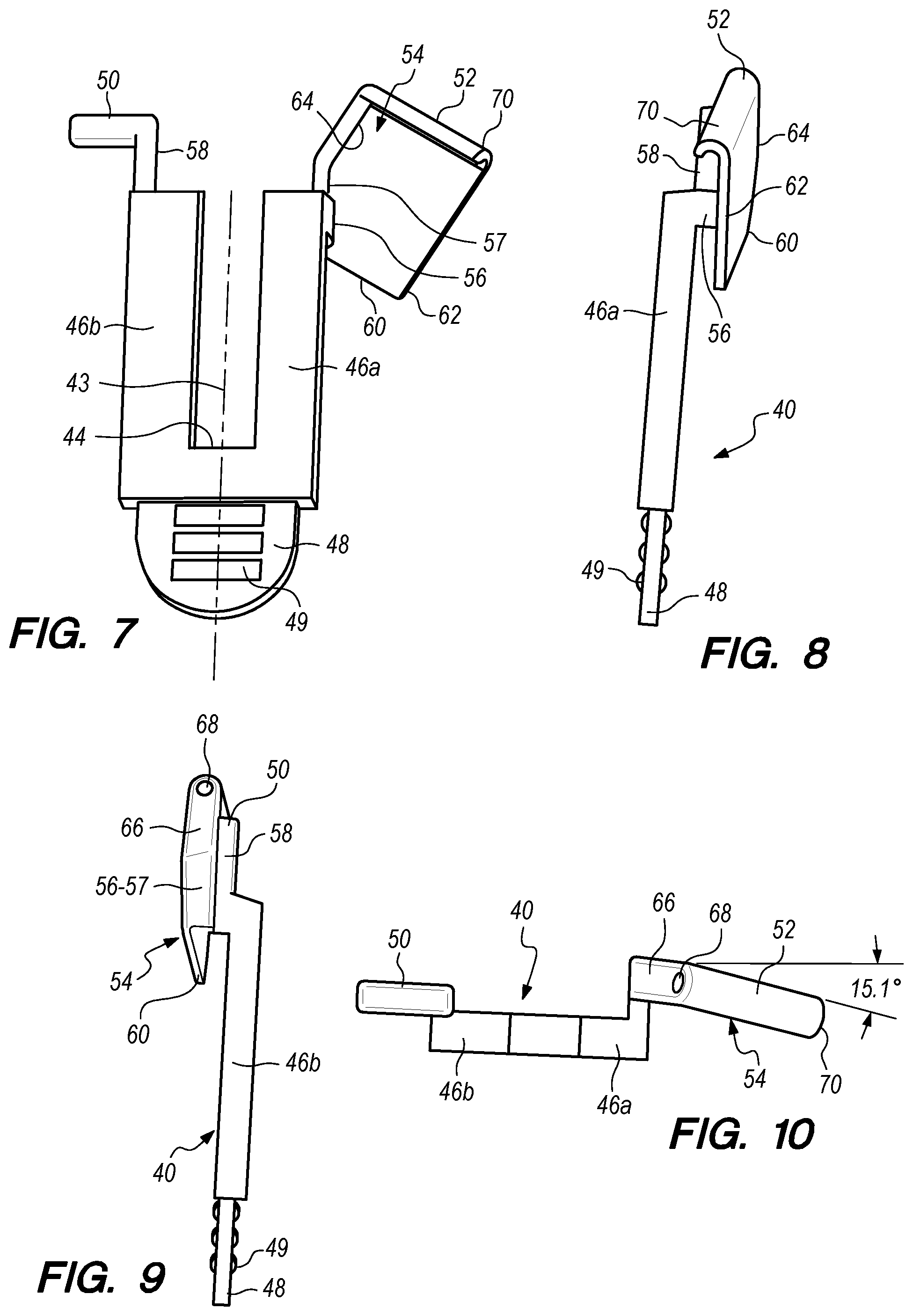 Patent US12090019 Figure 4 – Bite block with a needle alignment attachment system