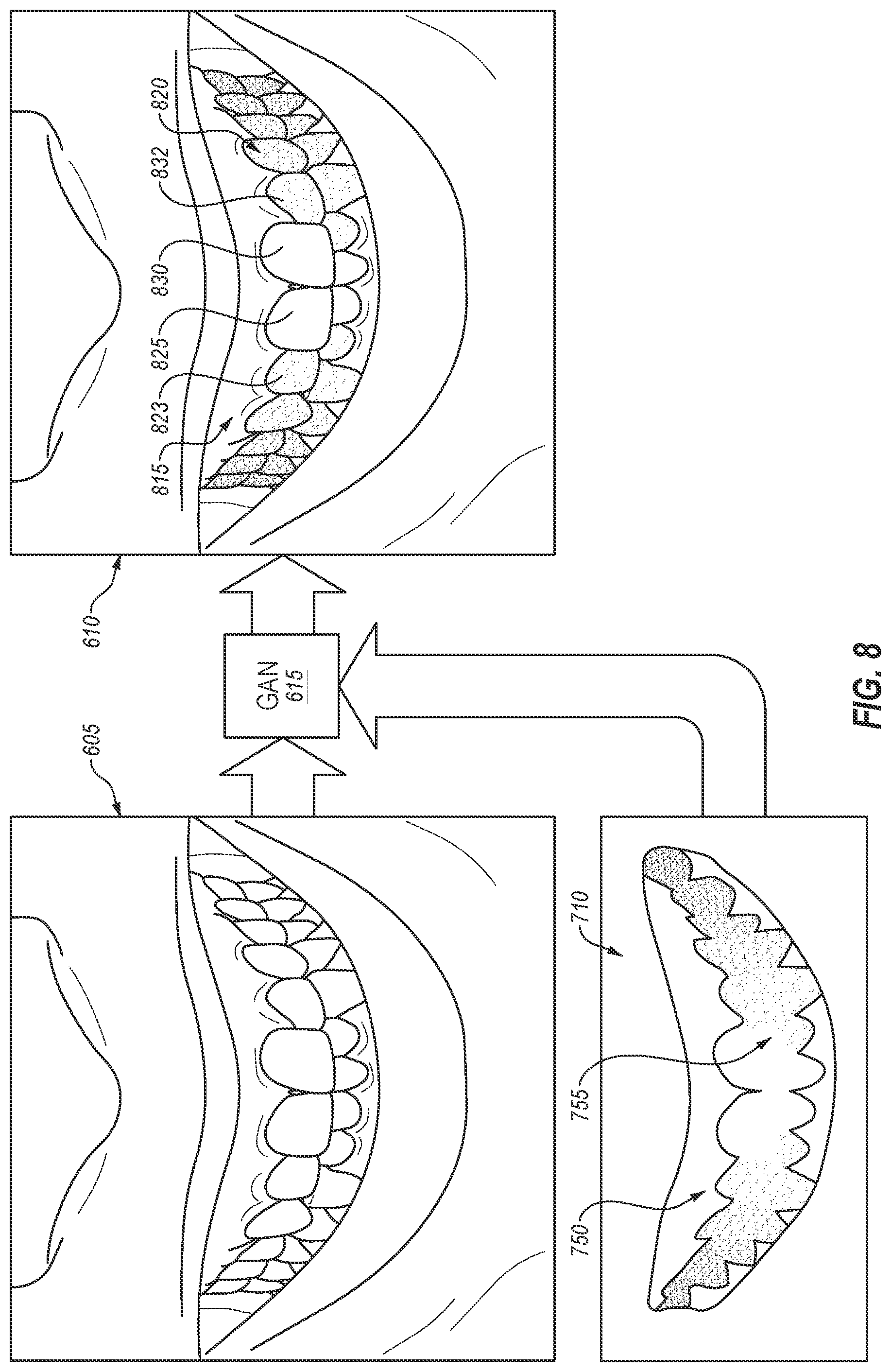Patent US12090021 Figure 8 – Smile prediction