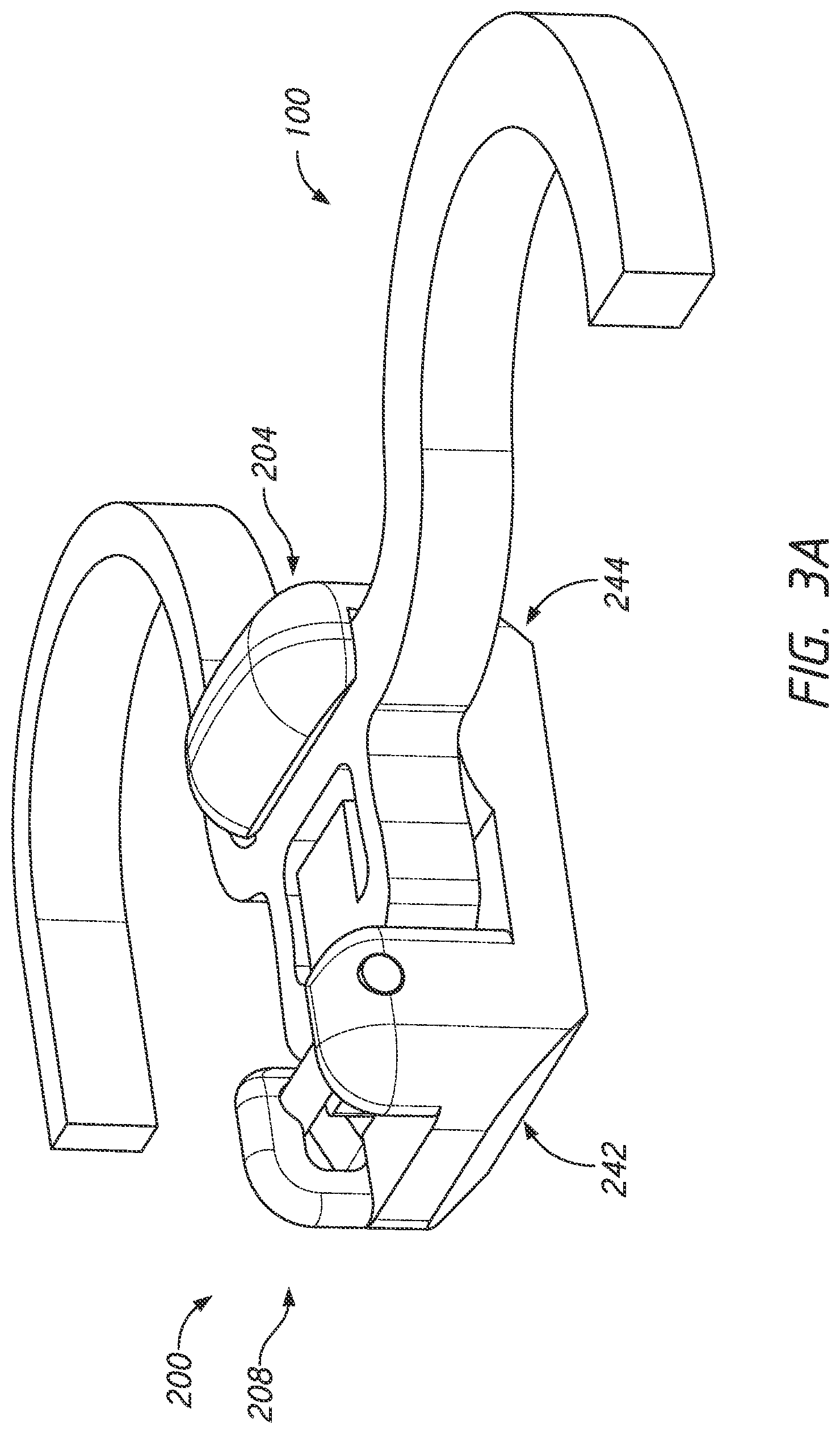 Patent US12090025 Figure 8 – Orthodontic appliance with non-sliding archform
