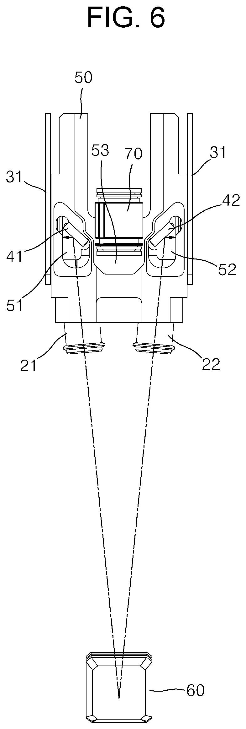 Patent US12090026 Figure 6 – Three-dimensional intraoral scanner