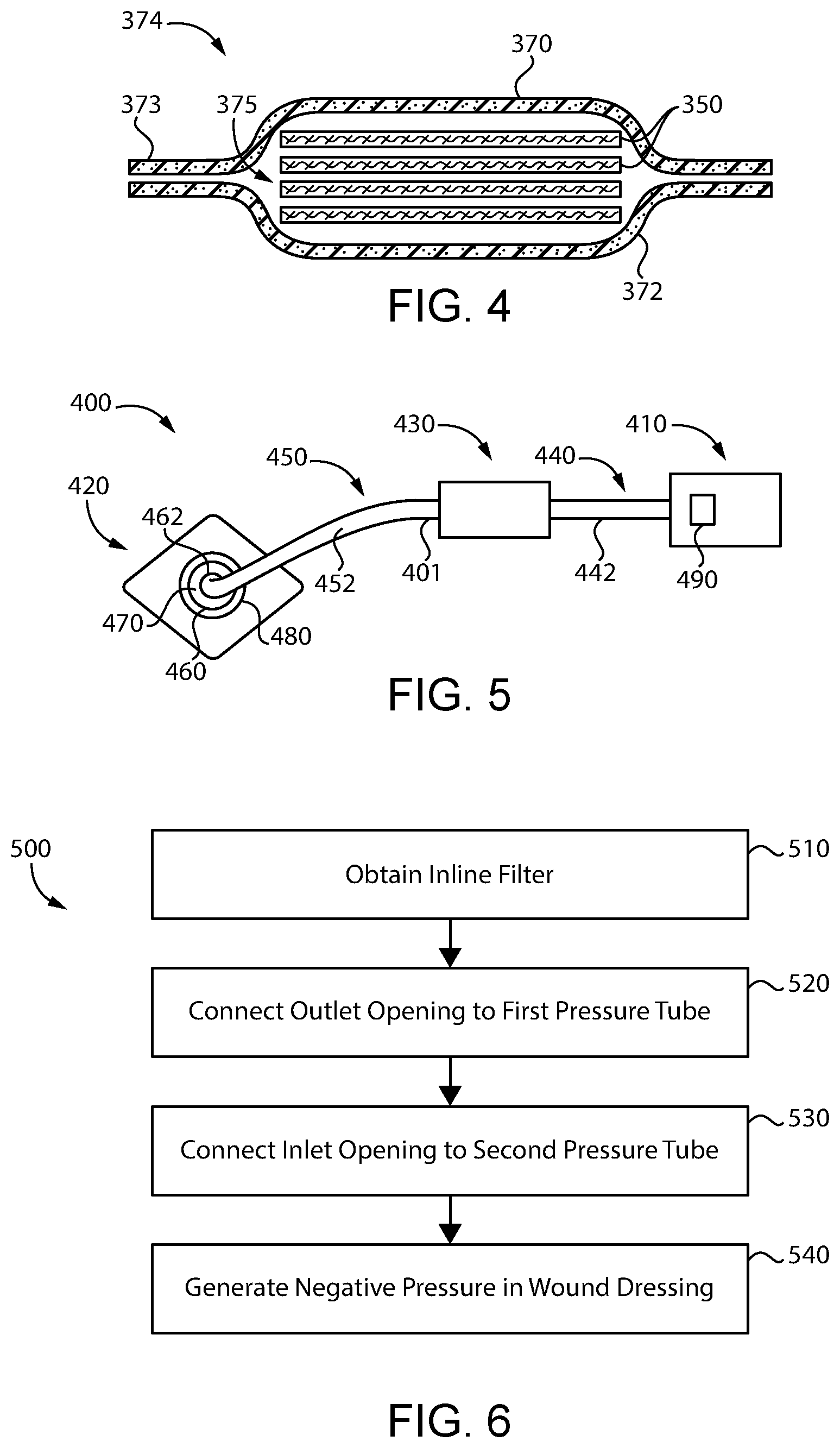 Patent US12090030 Figure 4 – Wound exudate management systems